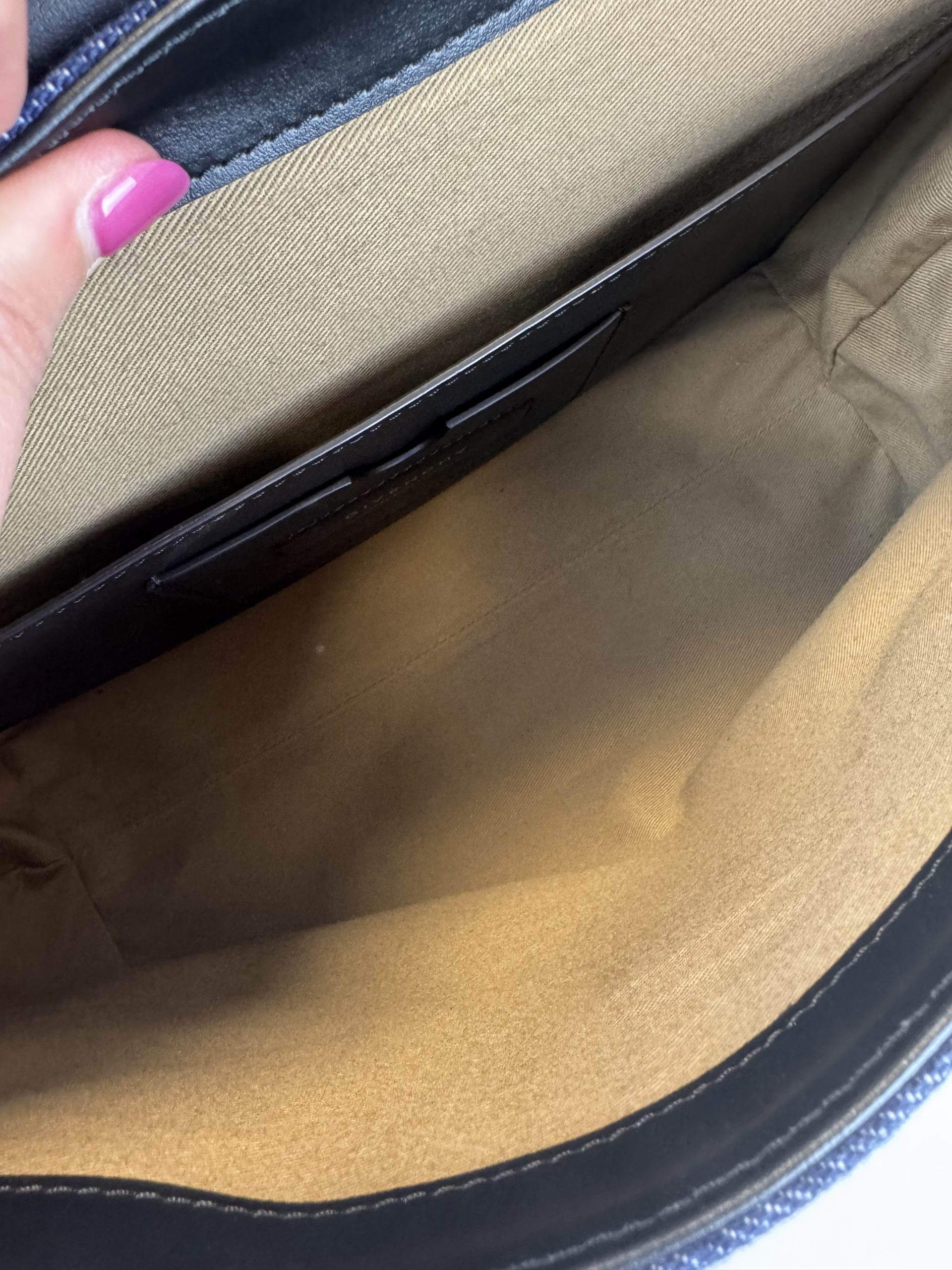 Borsa Givenchy ID Denim blu Medium - immagine 5