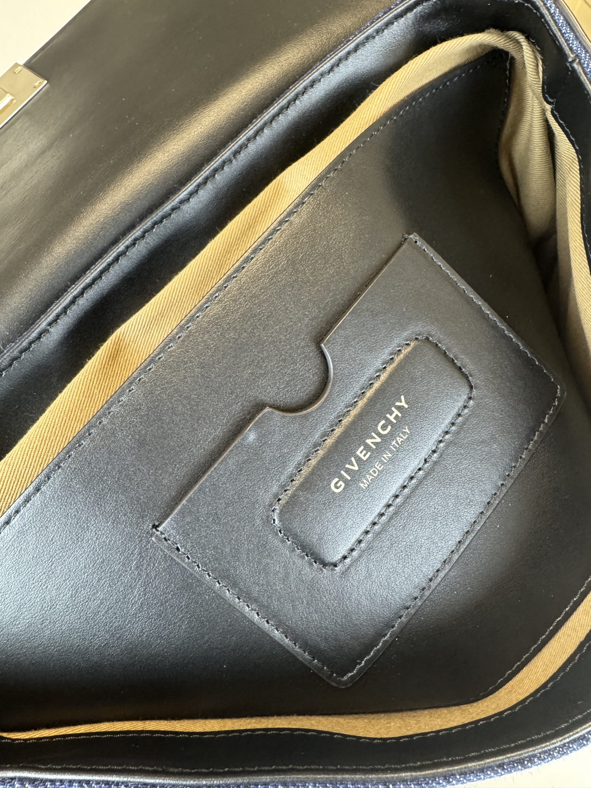 Borsa Givenchy ID Denim blu Medium - immagine 4