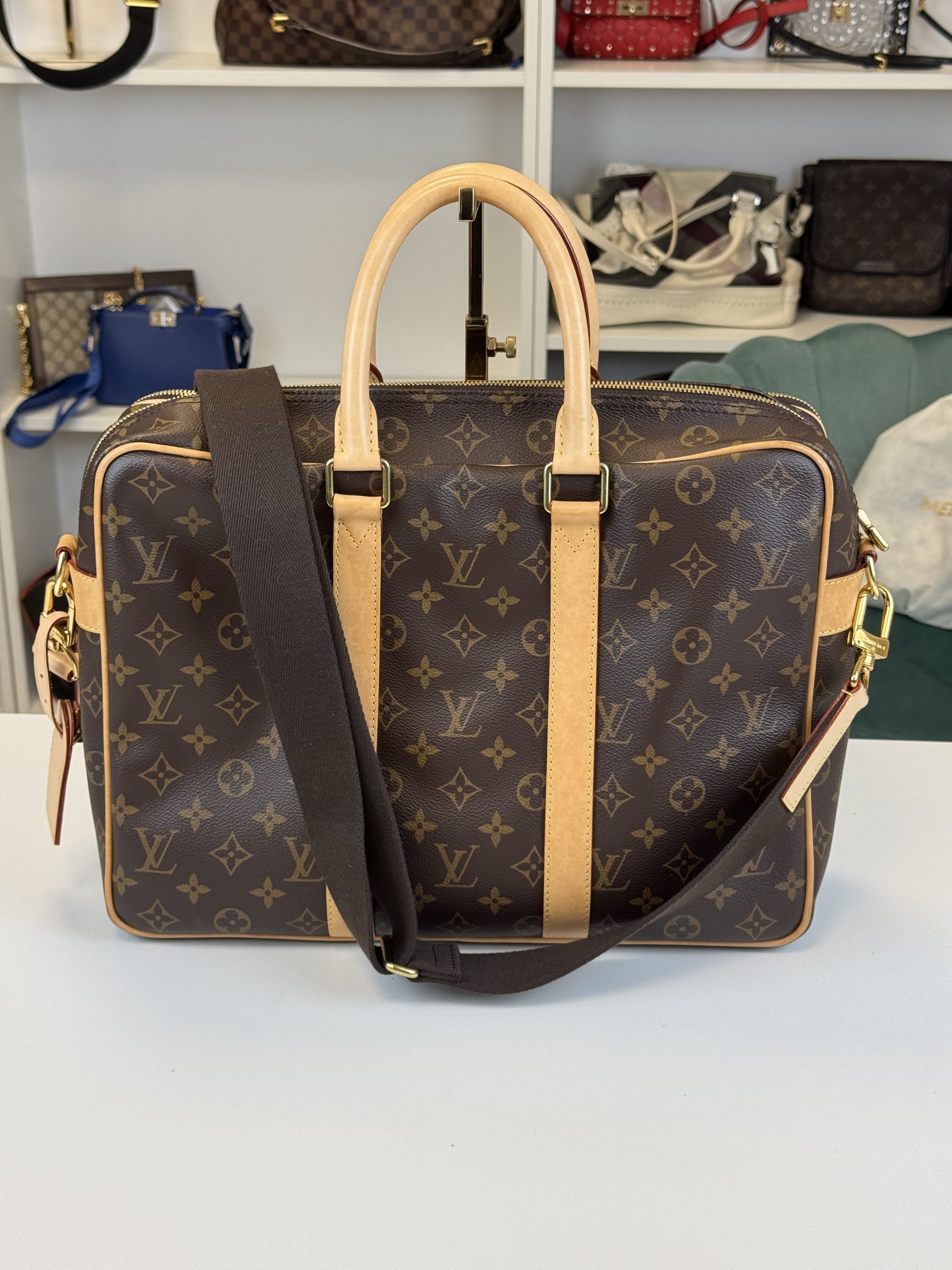 Borsa Cartella Louis Vuitton Icare Monogram
