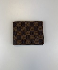 Portafoglio Louis Vuitton in tela Damier Ébène