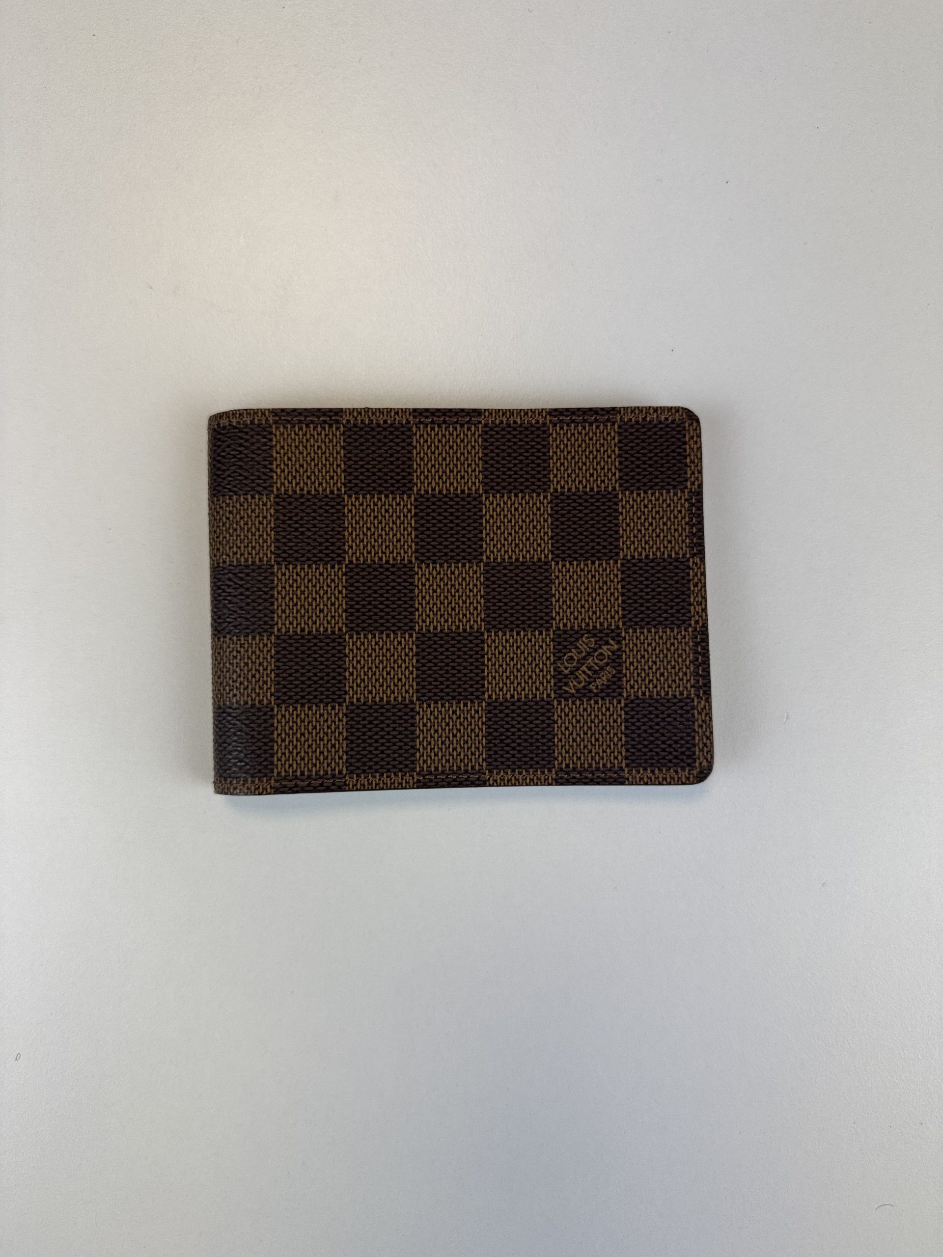 Portafoglio Louis Vuitton in tela Damier Ébène
