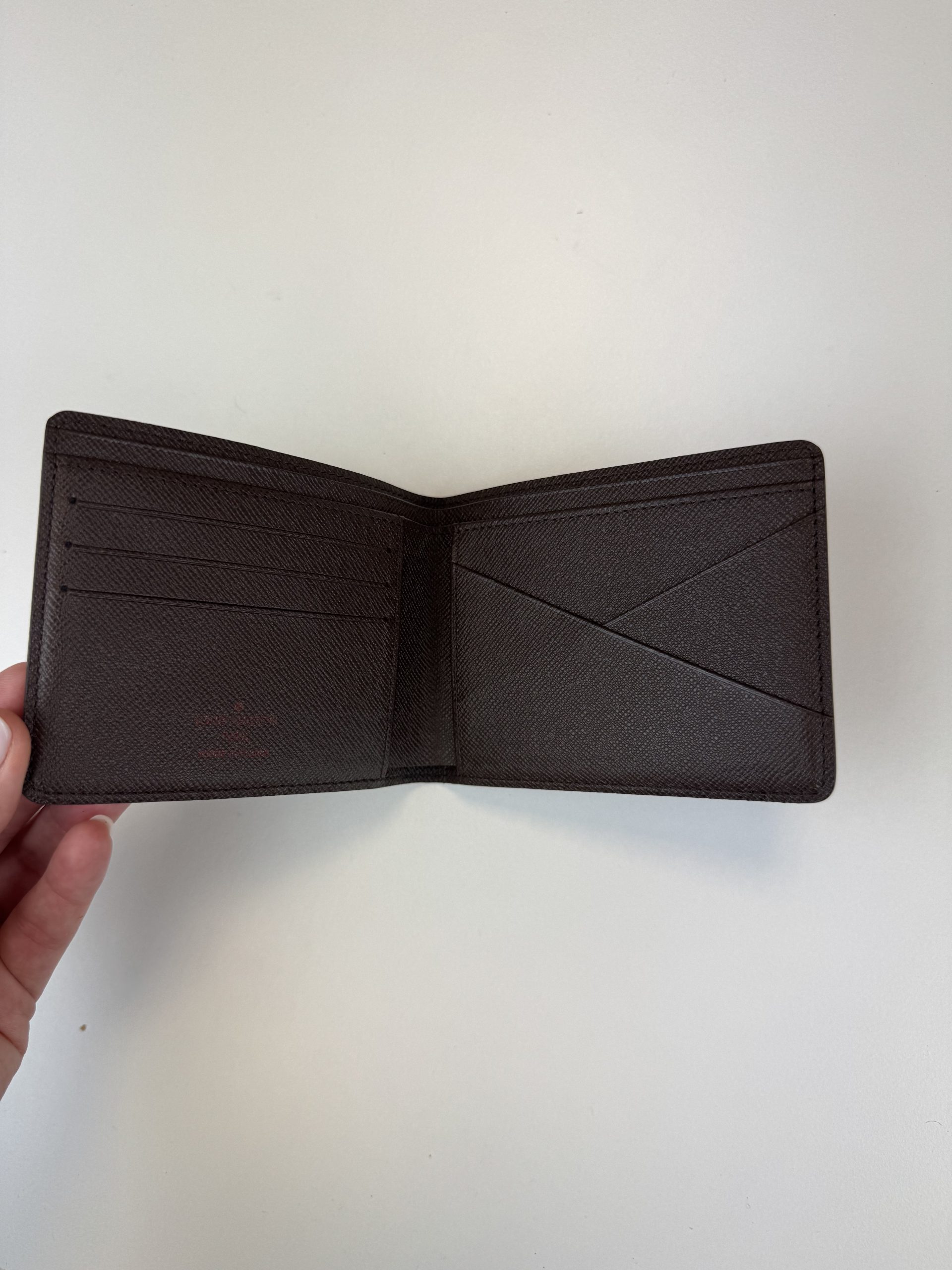 Portafoglio Louis Vuitton in tela Damier Ébène - immagine 5