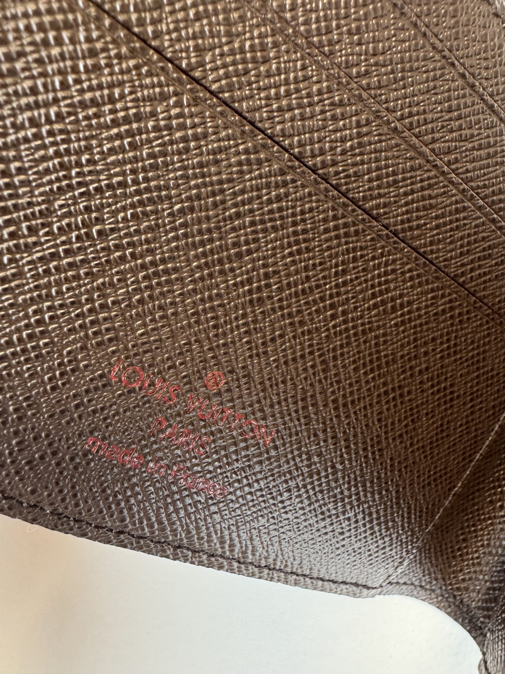 Portafoglio Louis Vuitton in tela Damier Ébène - immagine 6