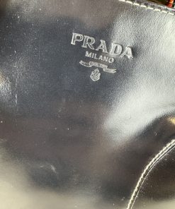 Alternative view of Borsa Prada a Spalla in Pelle Nera