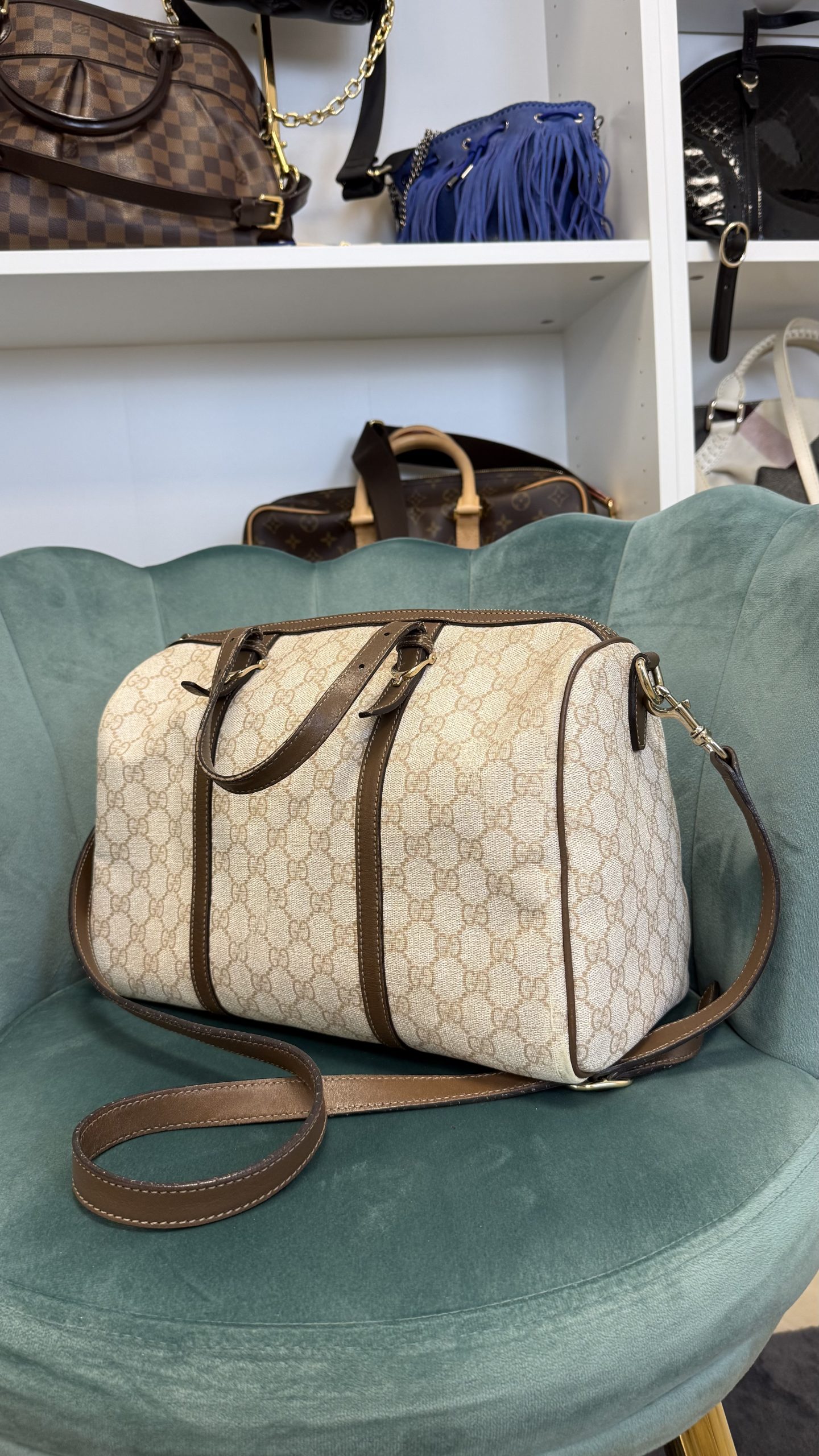 Borsa Gucci con Tracolla Marrone