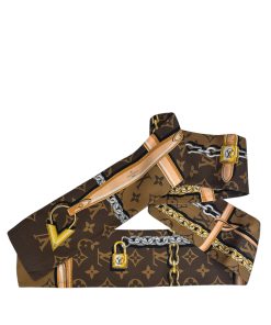 Alternative view of Bandeau Louis Vuitton Monogram Confidential in Seta