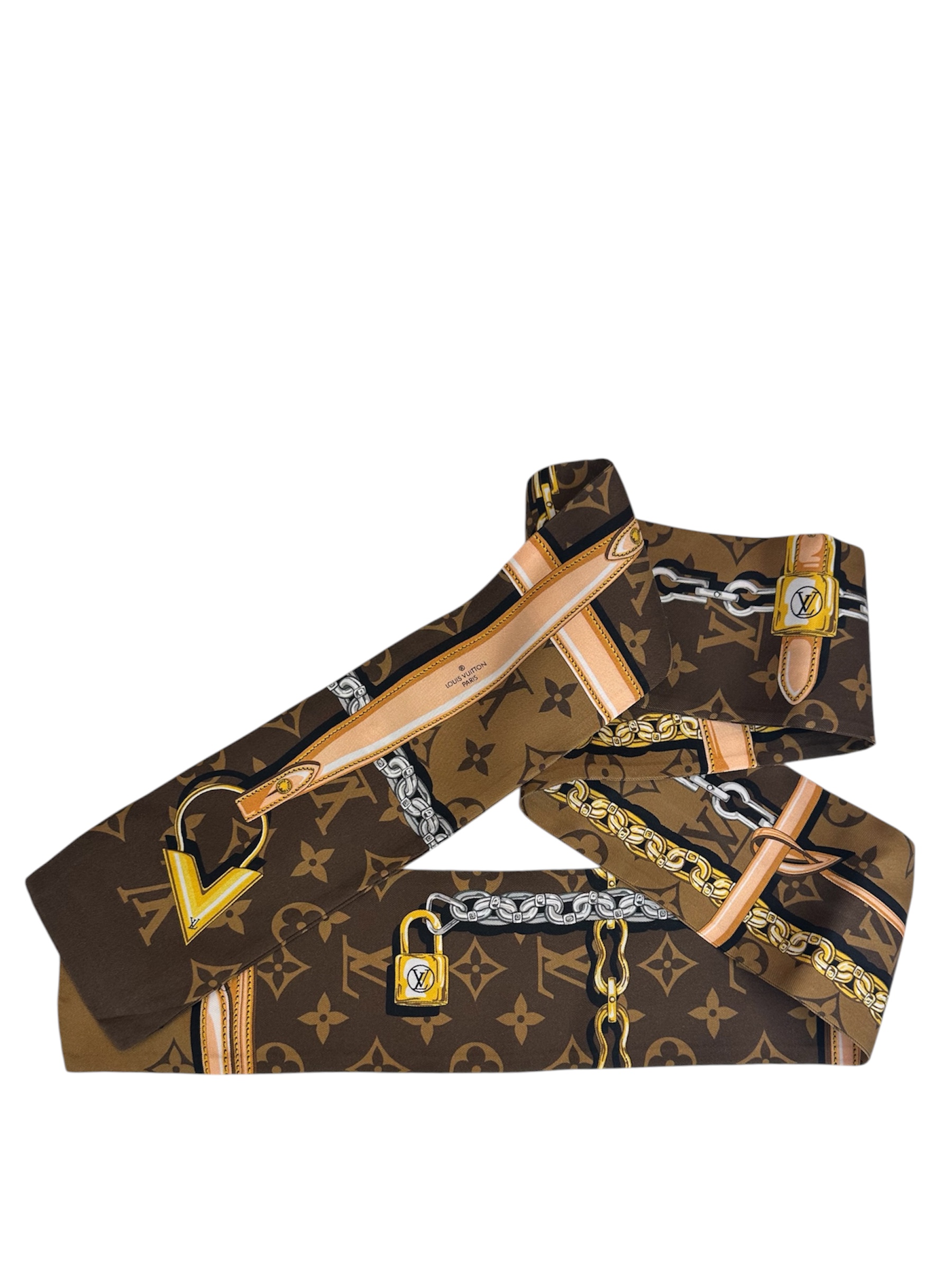 Bandeau Louis Vuitton Monogram Confidential in Seta - immagine 2