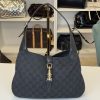 Borsa Gucci Jackie in Tela GG Nera