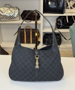 Borsa Gucci Jackie in Tela GG Nera