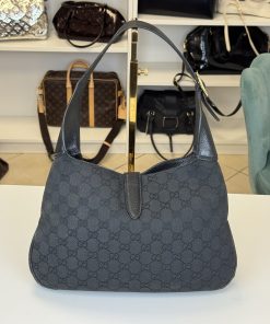 Alternative view of Borsa Gucci Jackie in Tela GG Nera