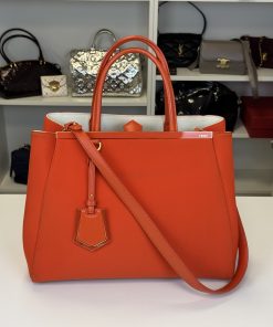 Borsa Fendi 2Jours Neoprene Arancione