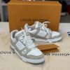 Sneaker Louis Vuitton Beige e Bianche 39