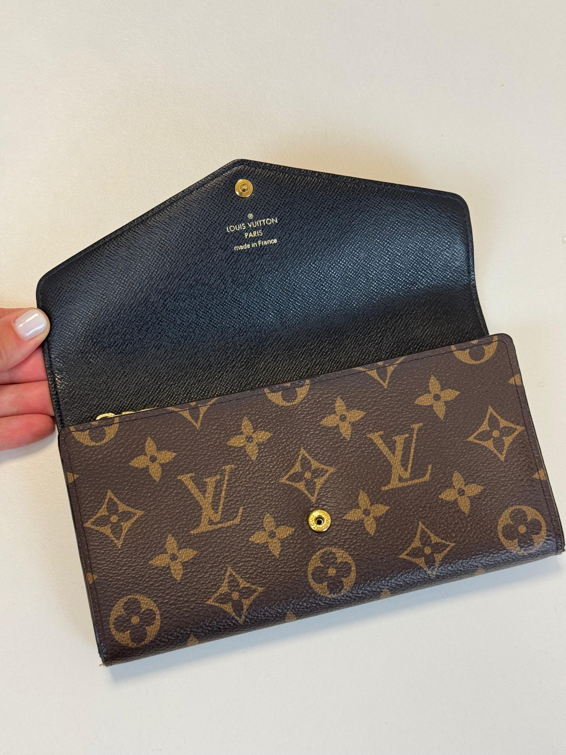 Portafoglio Sarah Louis Vuitton Monogram Reverse - immagine 8