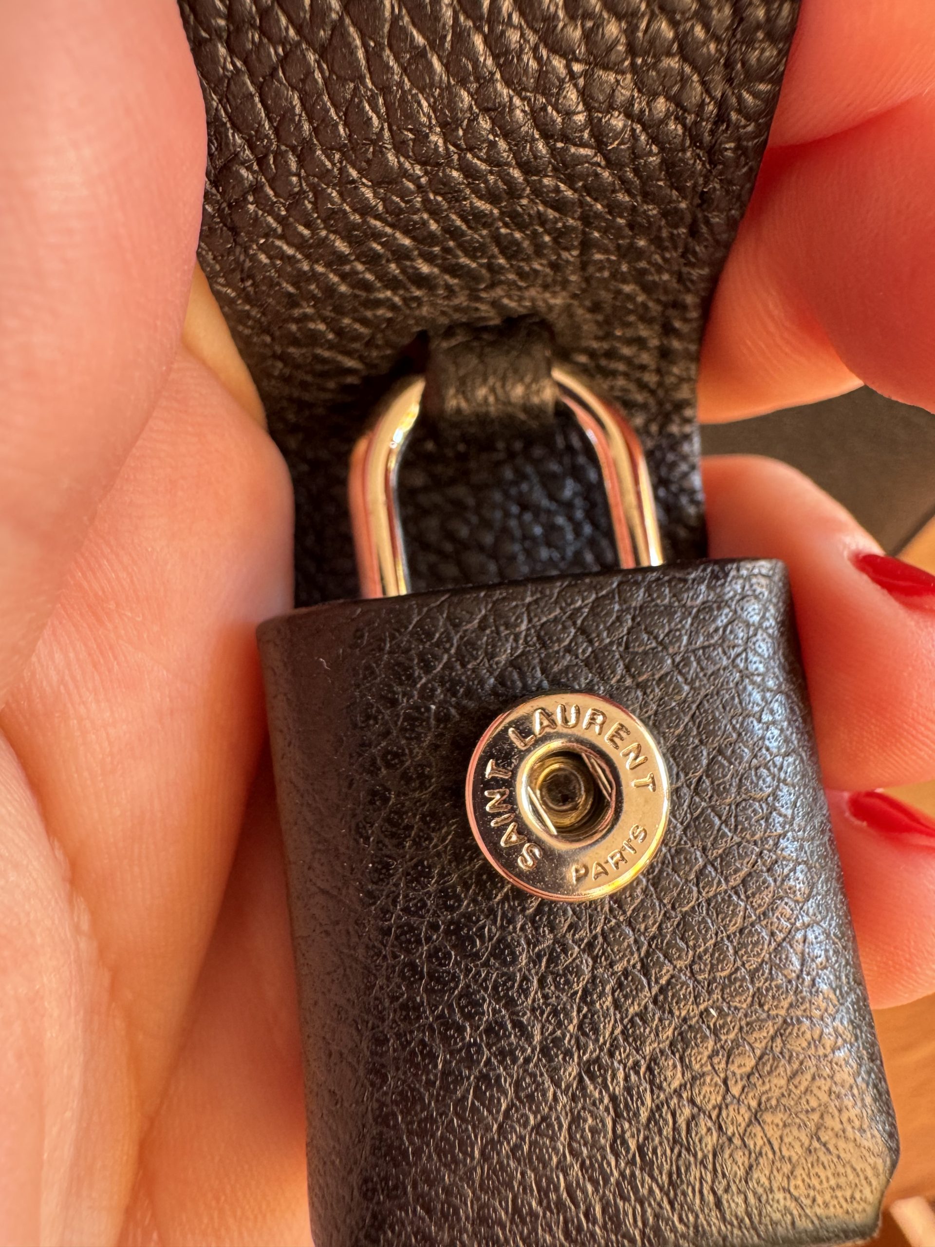 Borsa Saint Laurent Sac de Jour in Pelle Nera - immagine 12