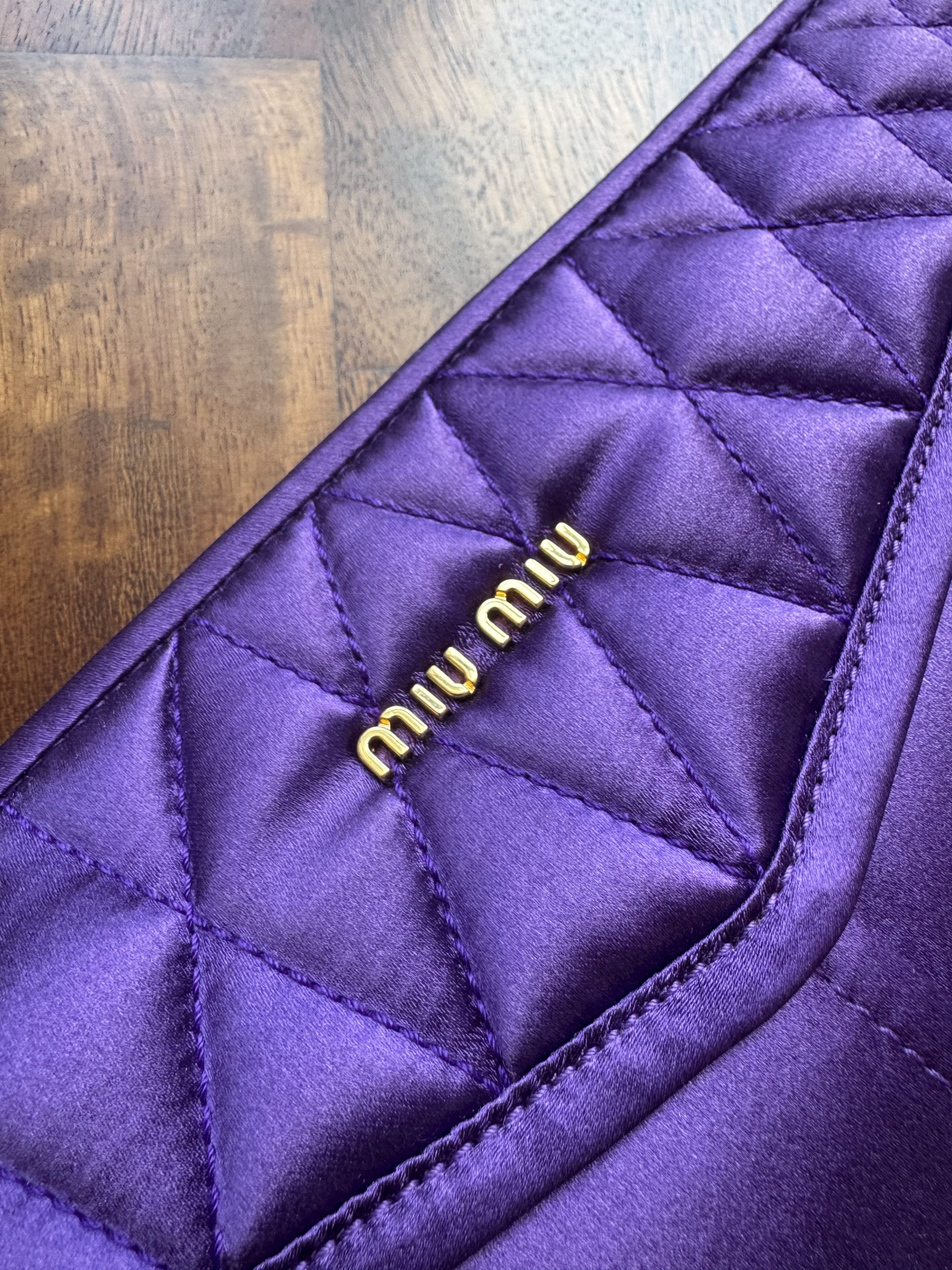 Pochette Miu Miu Viola - immagine 7