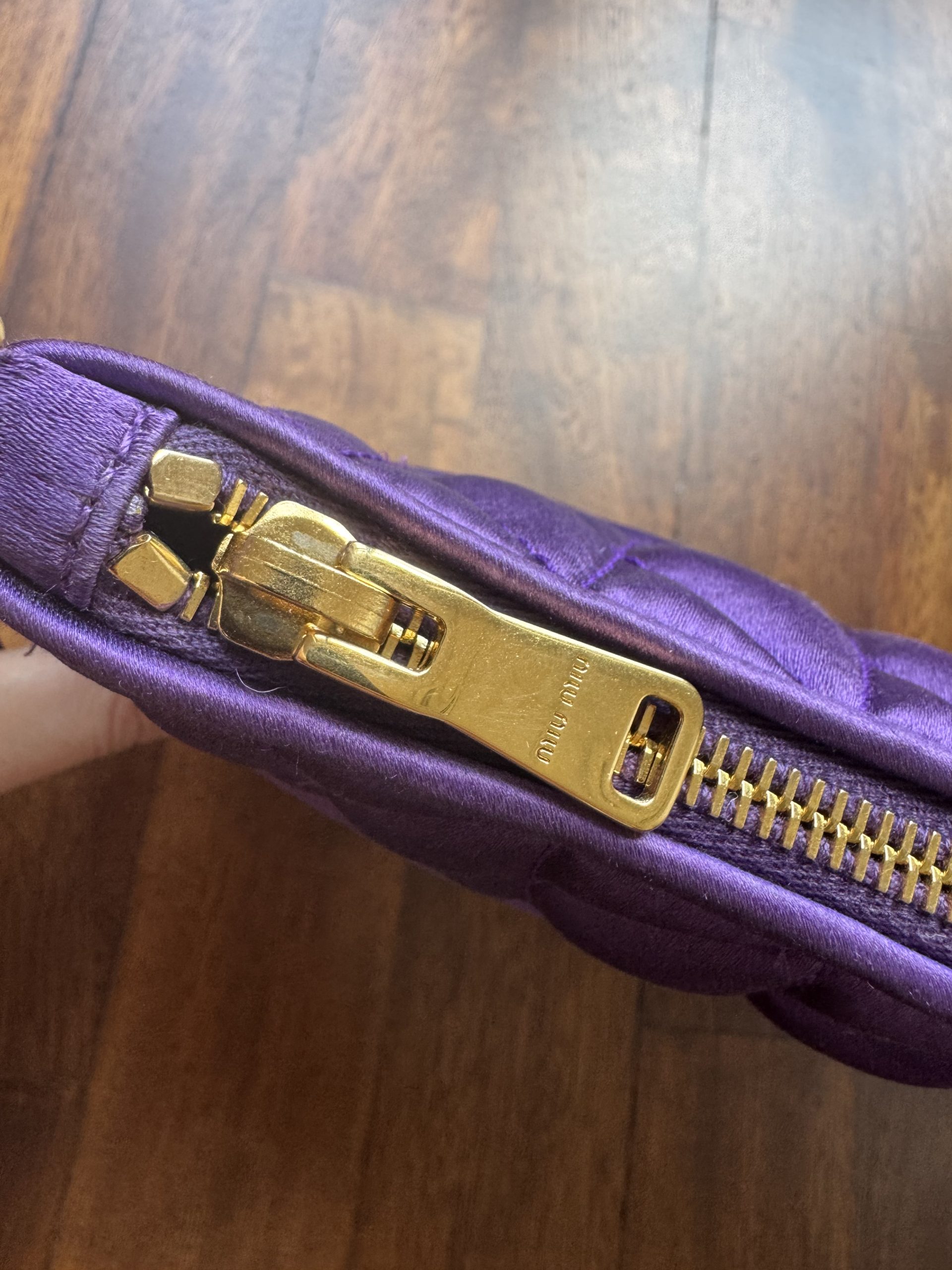Pochette Miu Miu Viola - immagine 6