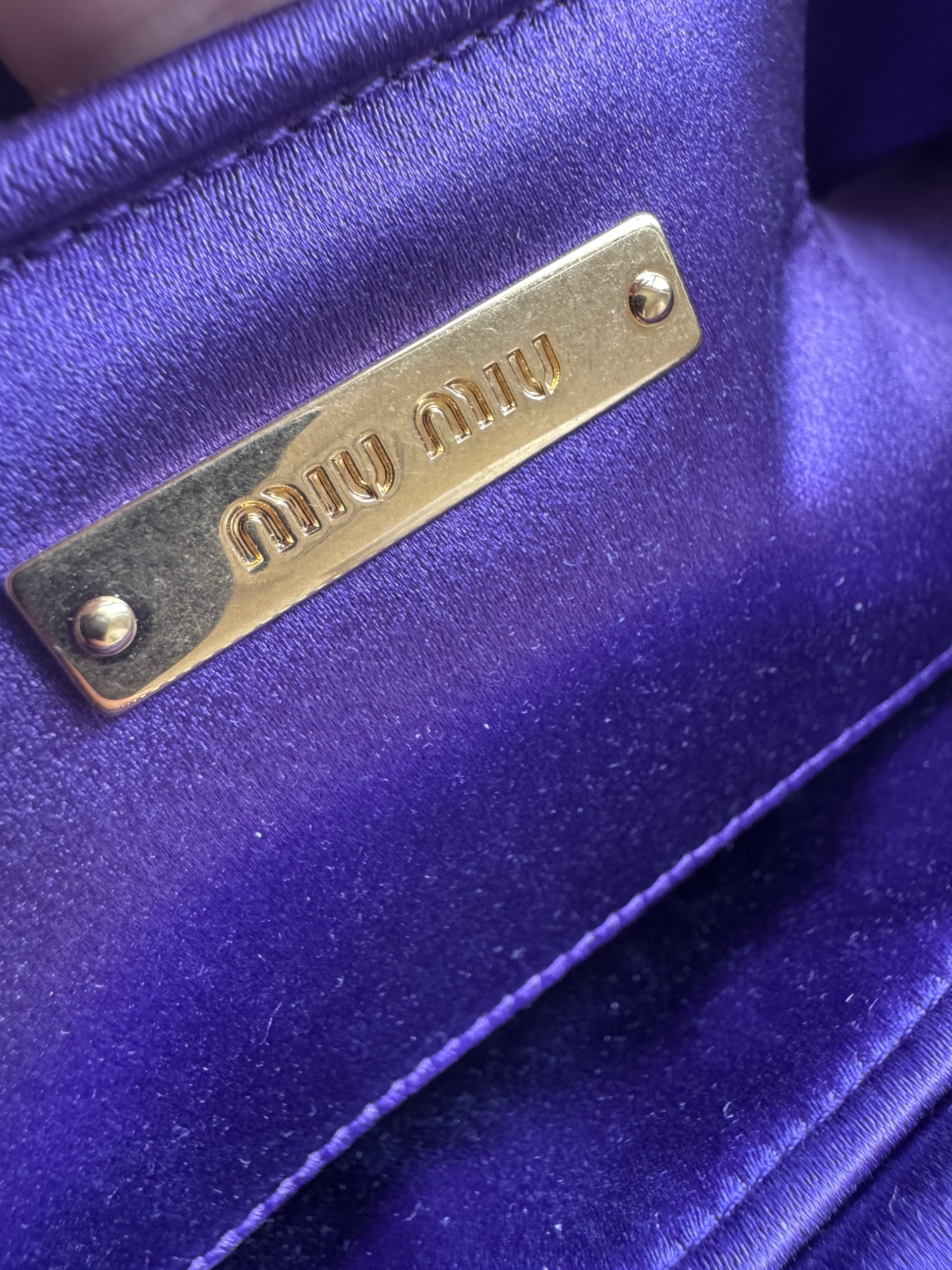 Pochette Miu Miu Viola - immagine 5