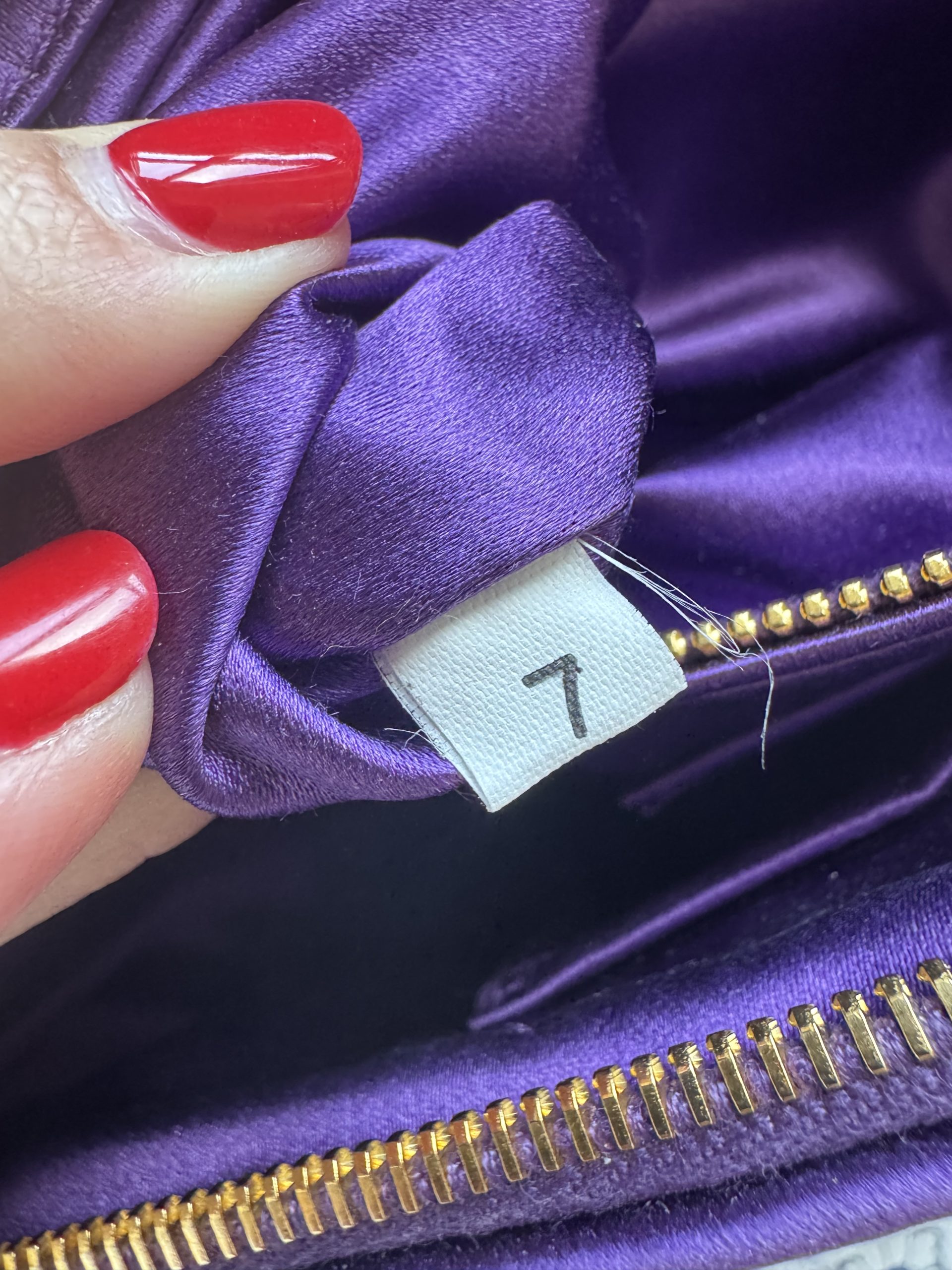 Pochette Miu Miu Viola - immagine 3