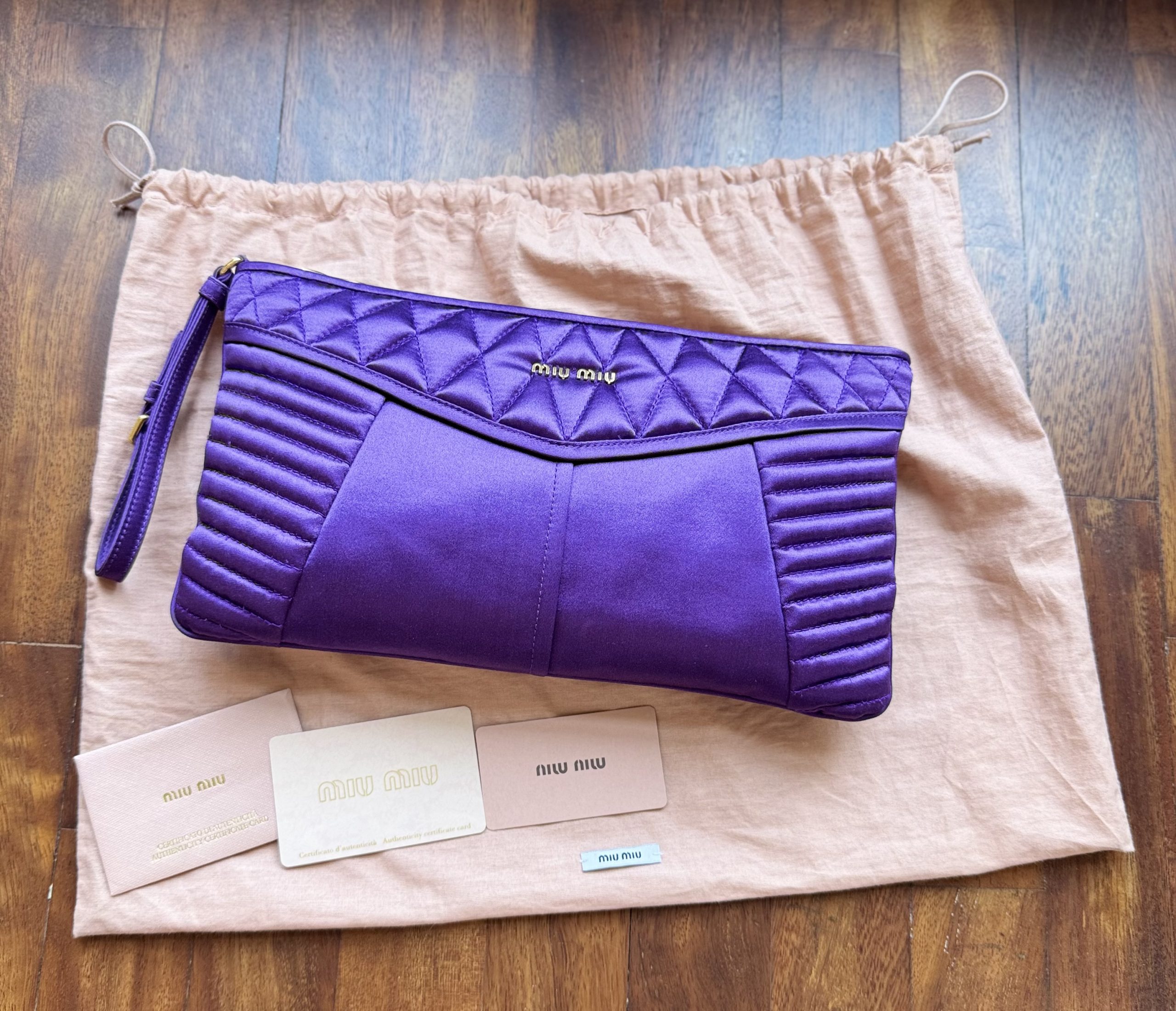 Pochette Miu Miu Viola