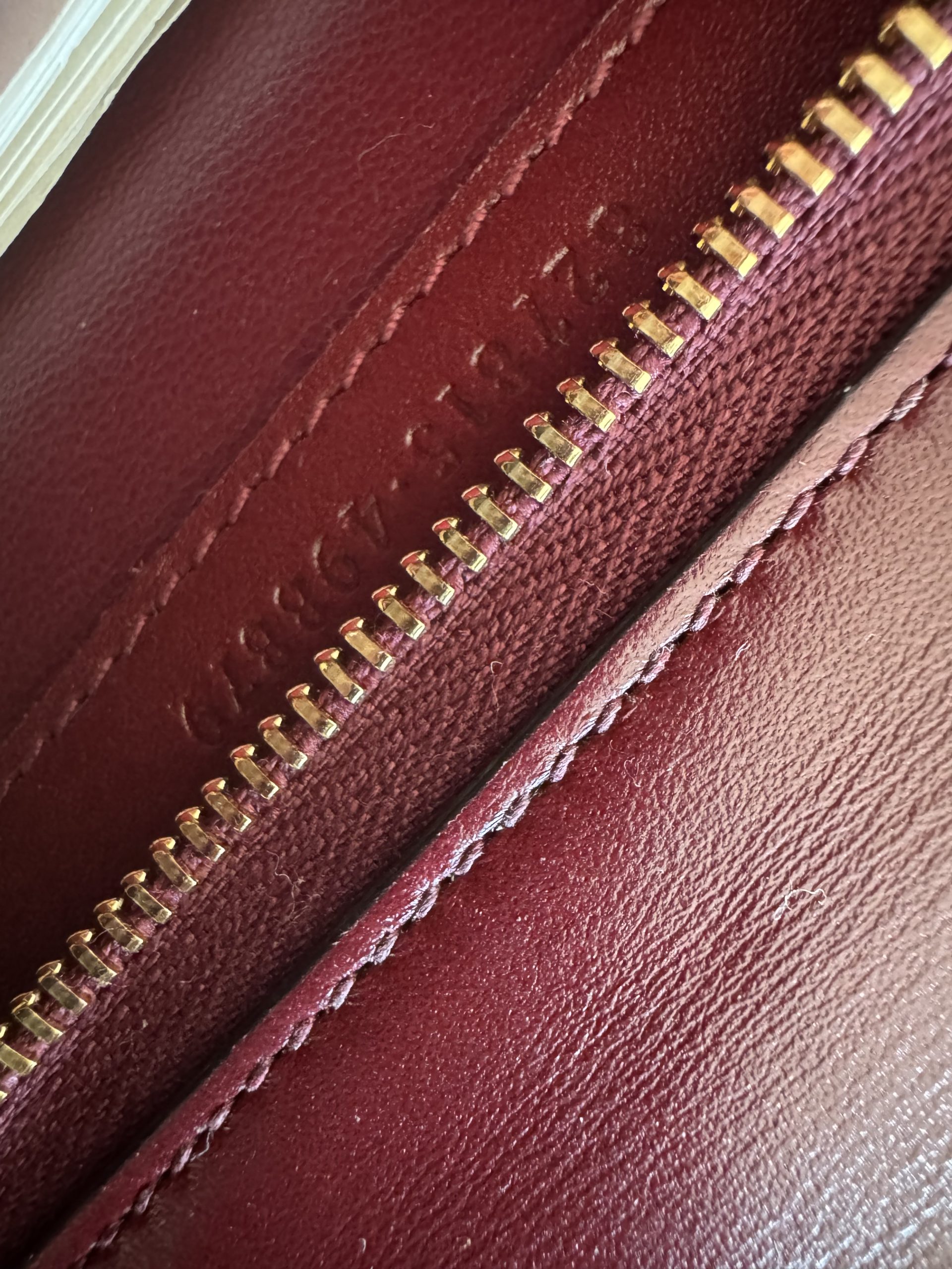 Borsa Gucci Bamboo 1947 in Pelle Bordeaux - immagine 4