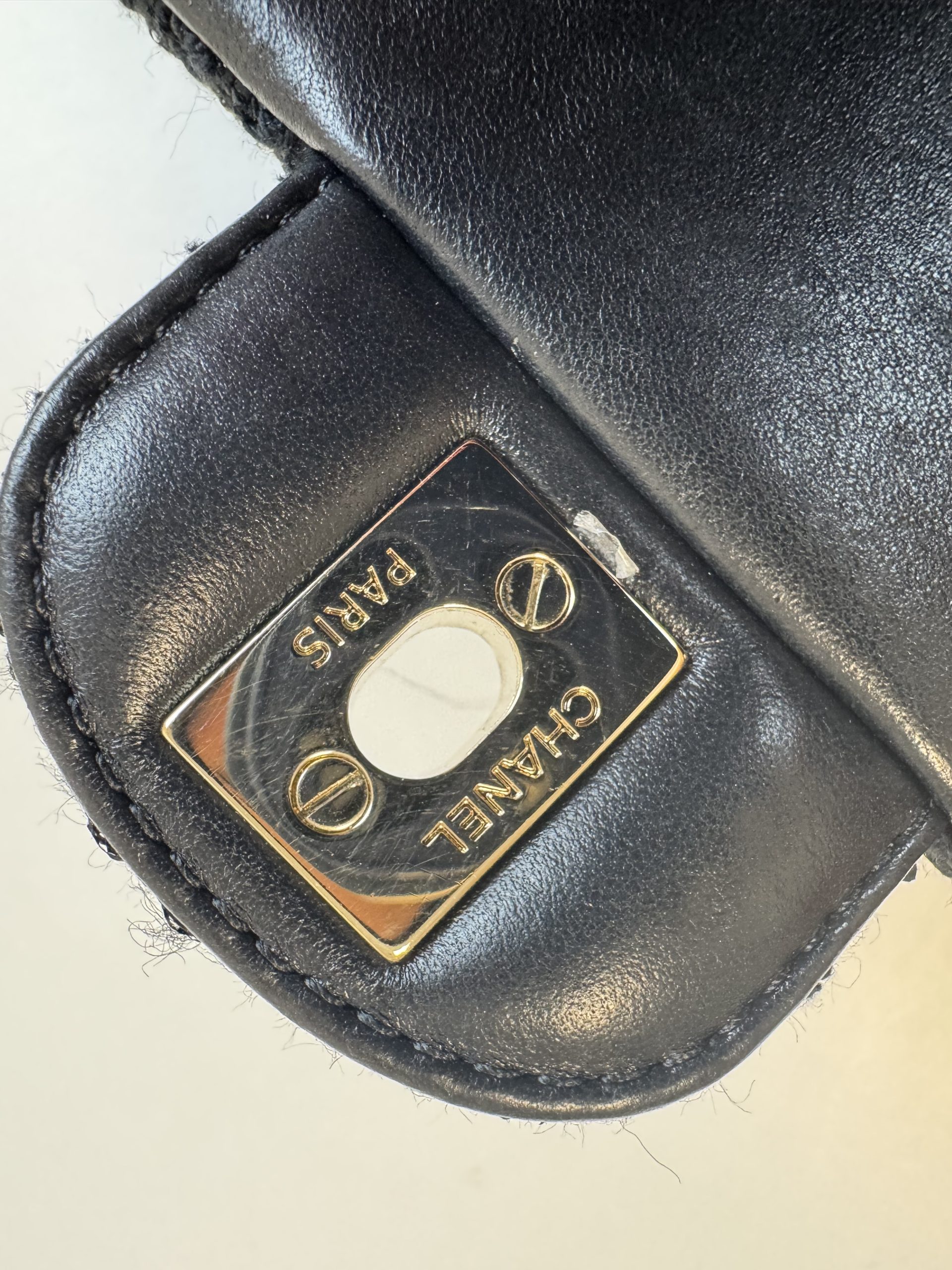 Borsa Chanel in Tweed Nero - immagine 6