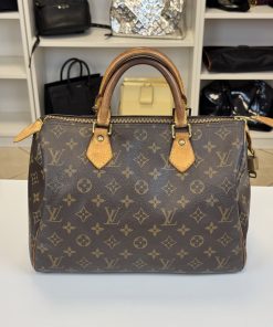 Borsa Bauletto Speedy 30 Louis Vuitton in Tela Monogram