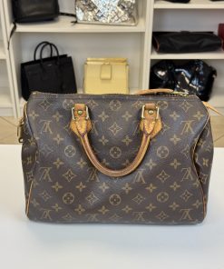 Alternative view of Borsa Bauletto Speedy 30 Louis Vuitton in Tela Monogram