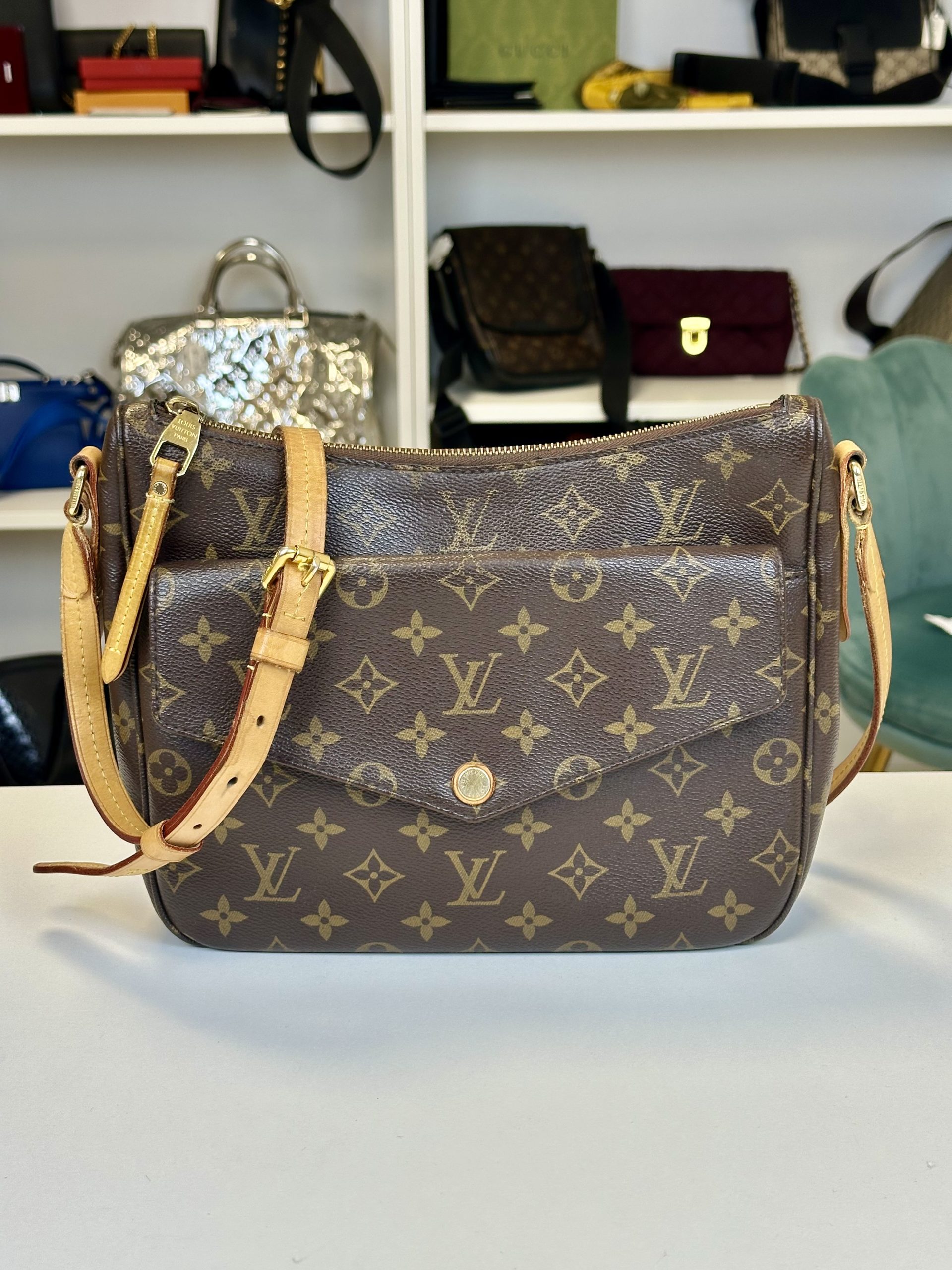Borsa Louis Vuitton Mabillon in Tela Monogram