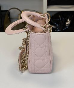 Alternative view of Borsa Mini Lady Dior Rosa Cipria