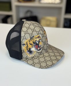 Alternative view of Cappello Gucci GG Supreme in Tela Beige Tigri