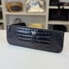 Pochette Prada in Stampa Coccodrillo Nera