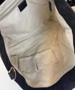 Borsa Tote Gucci in Nylon Nero GG - immagine 6