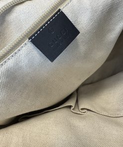 Borsa Tote Gucci in Nylon Nero GG - immagine 5