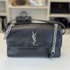 Borsa Saint Laurent West Hollywood in Pelle Nera