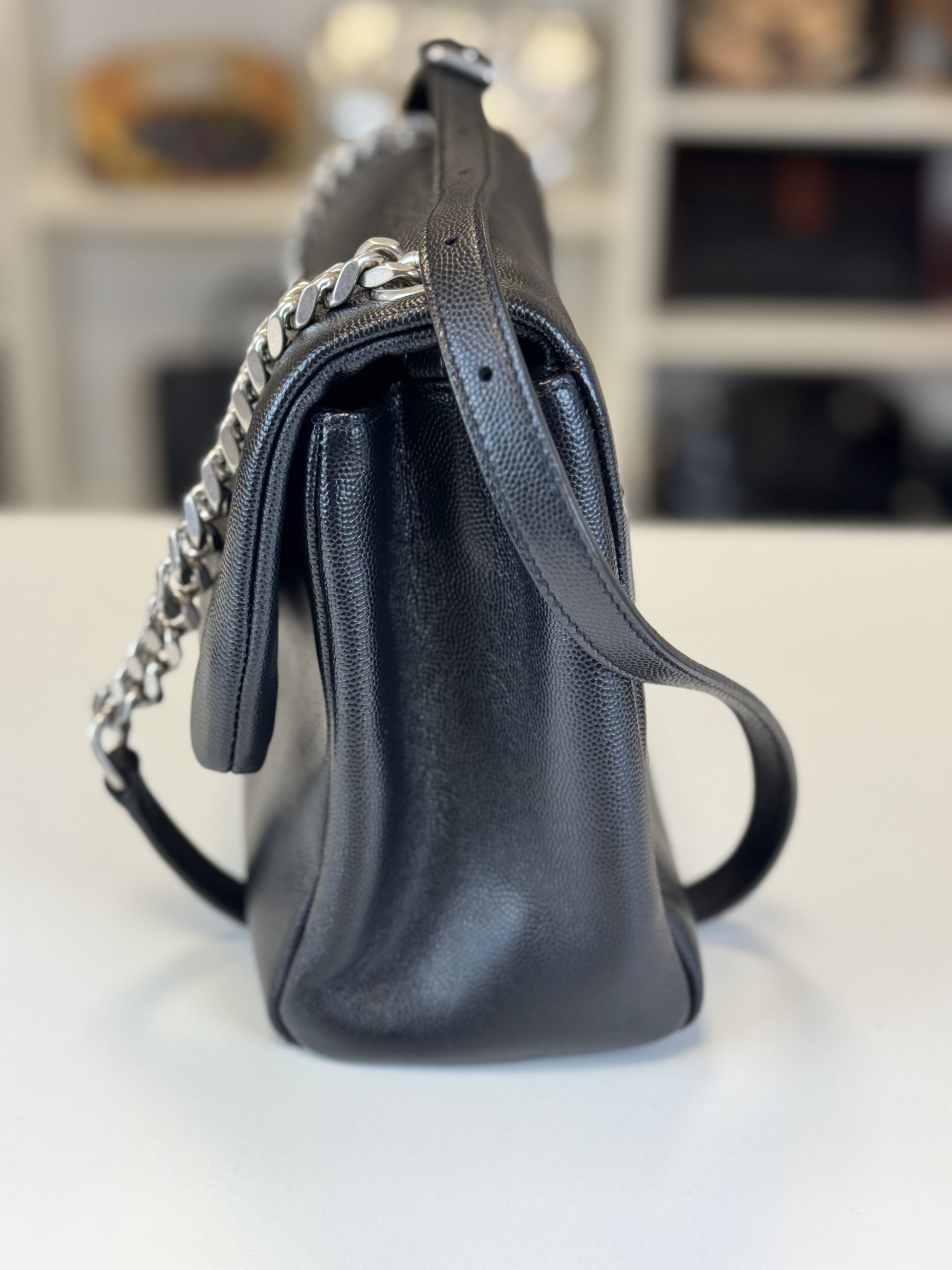 Borsa Saint Laurent West Hollywood in Pelle Nera - immagine 2