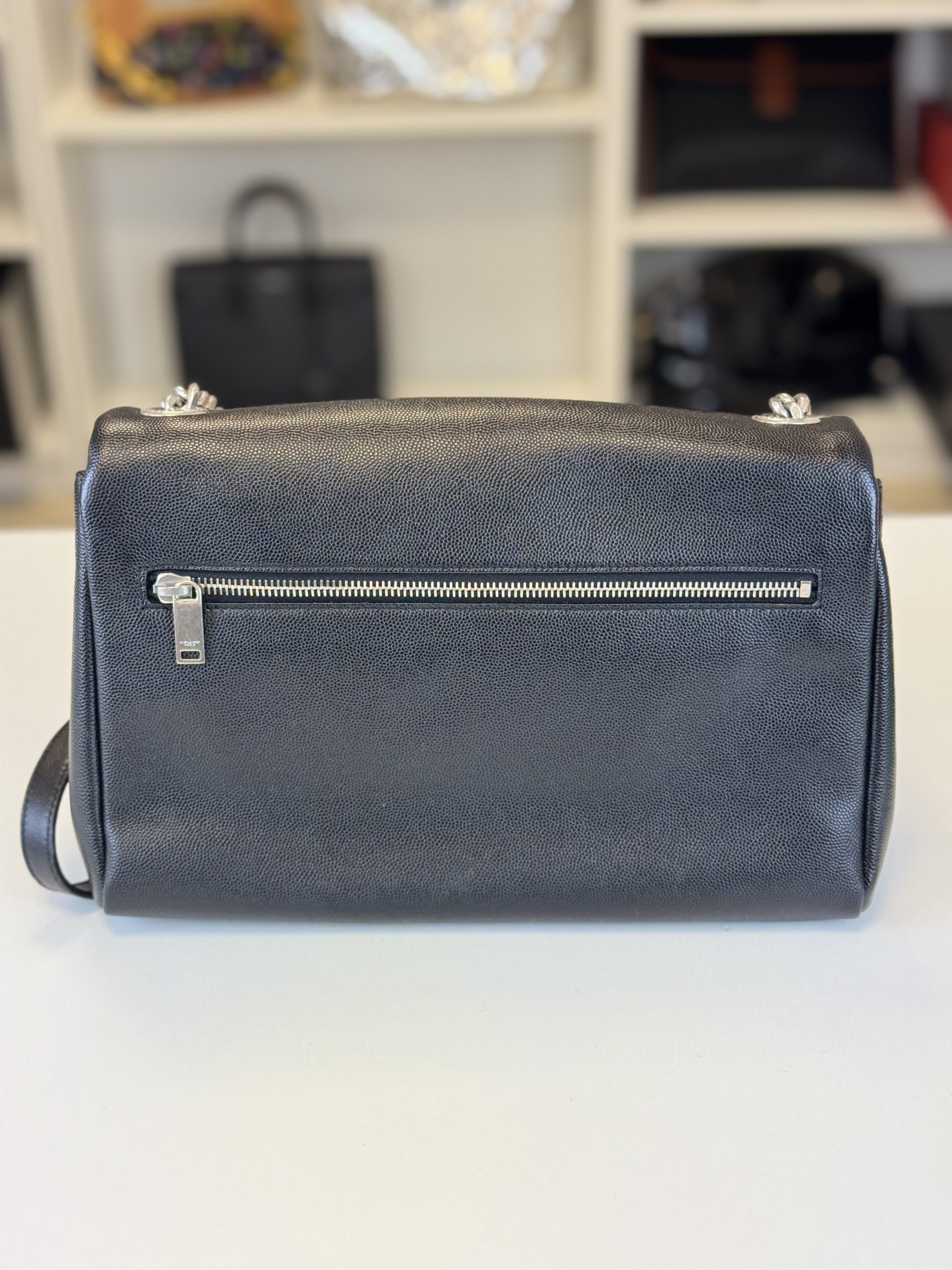 Borsa Saint Laurent West Hollywood in Pelle Nera - immagine 3