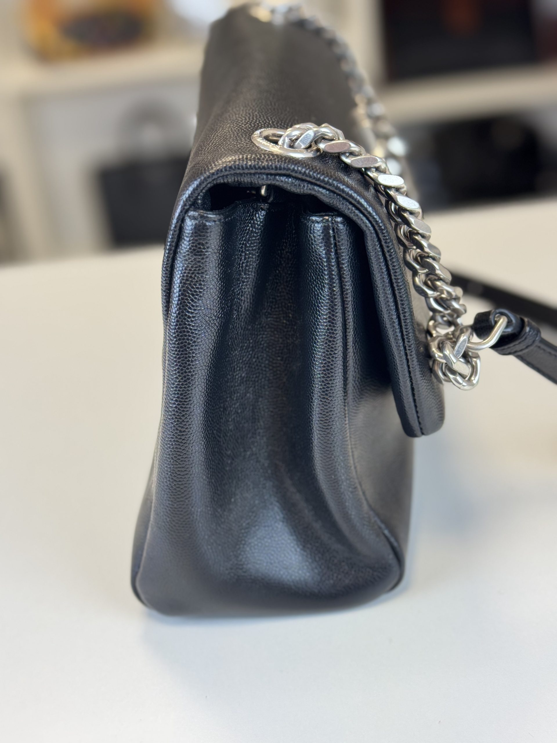 Borsa Saint Laurent West Hollywood in Pelle Nera - immagine 4