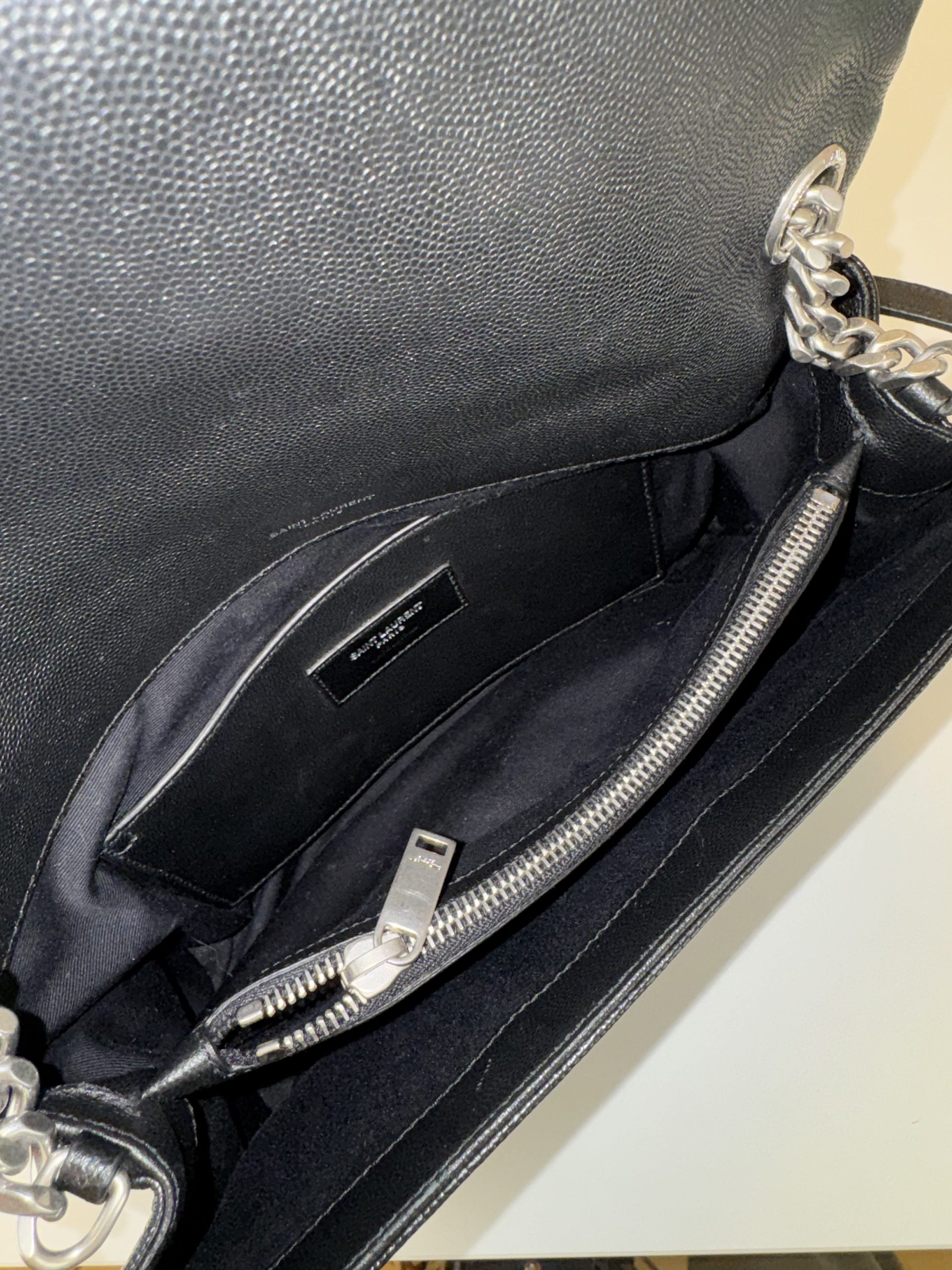 Borsa Saint Laurent West Hollywood in Pelle Nera - immagine 17