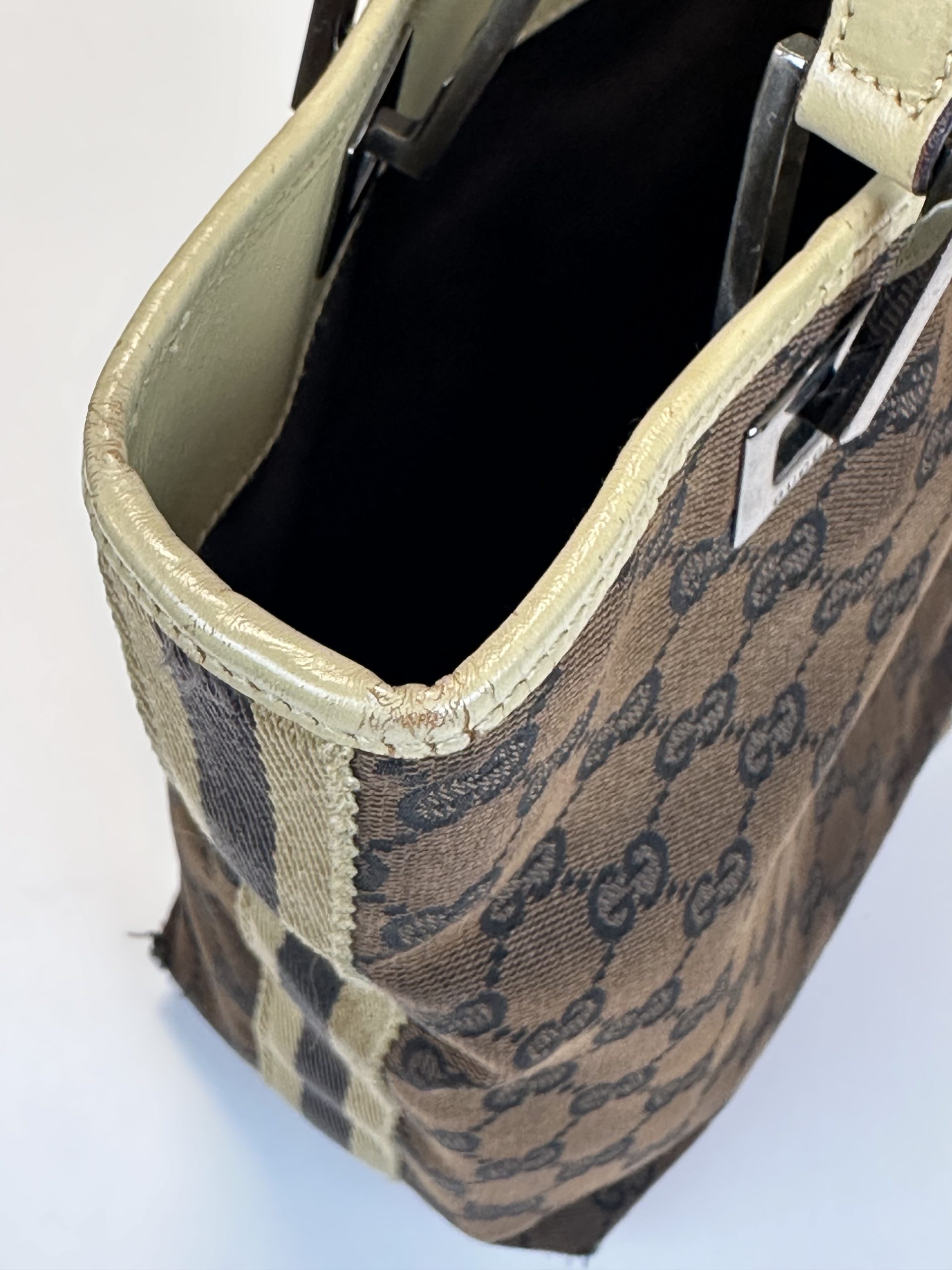 Borsa Gucci Tote a Spalla in Tela Supreme Marrone - immagine 3