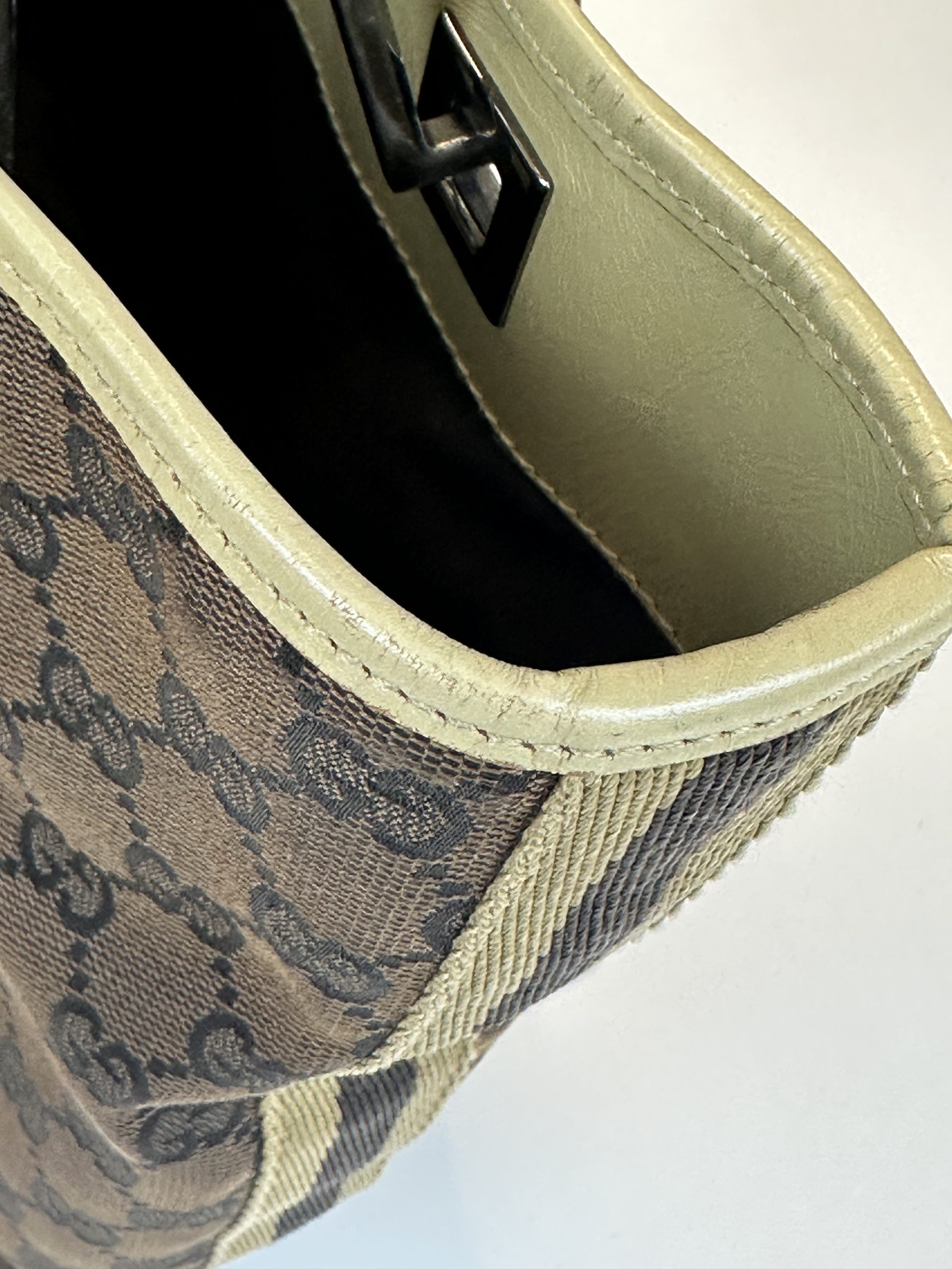 Borsa Gucci Tote a Spalla in Tela Supreme Marrone - immagine 6