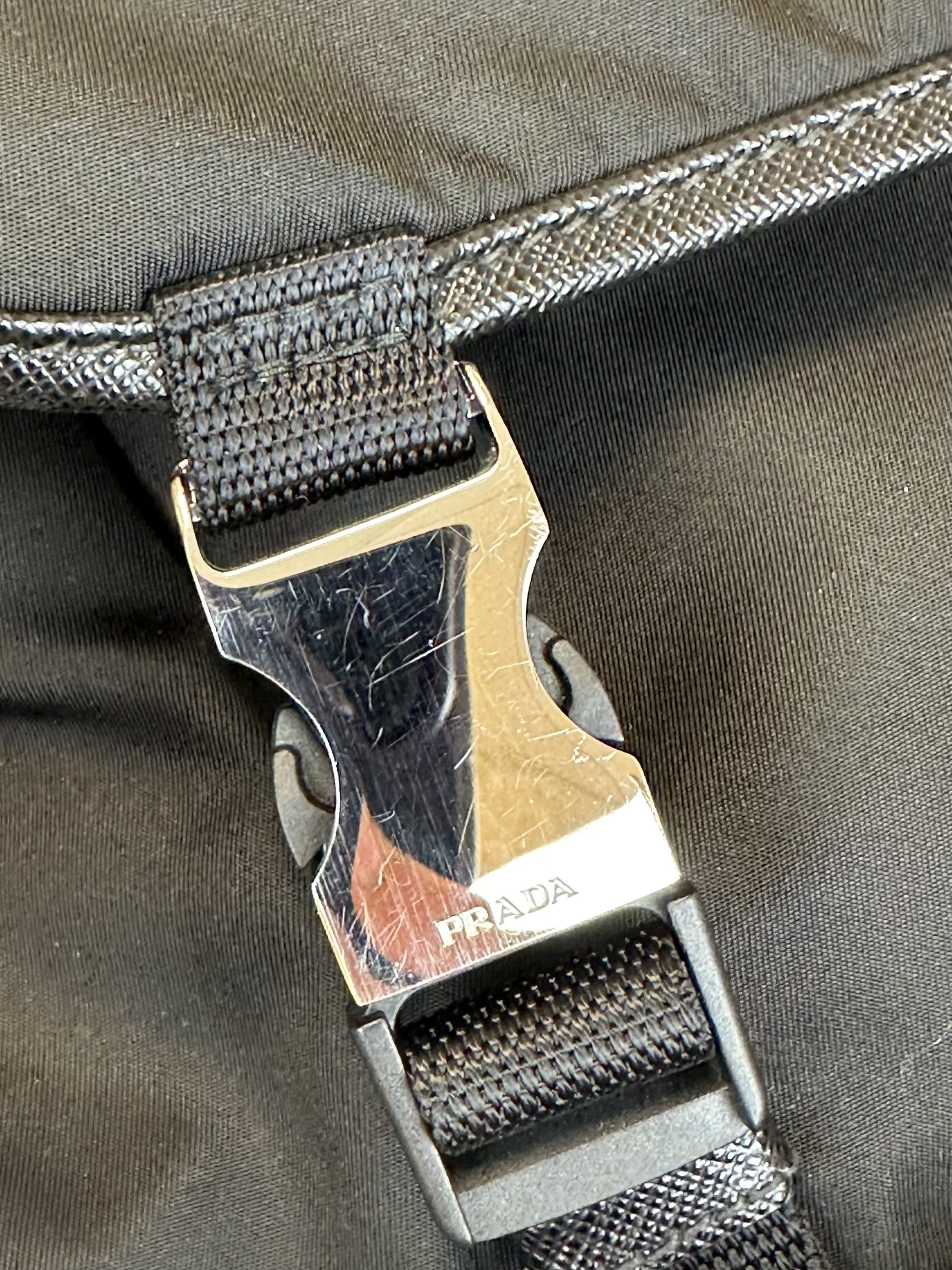 Borsa Prada a Tracolla in Re-Nylon e Pelle Saffiano Nera - immagine 20