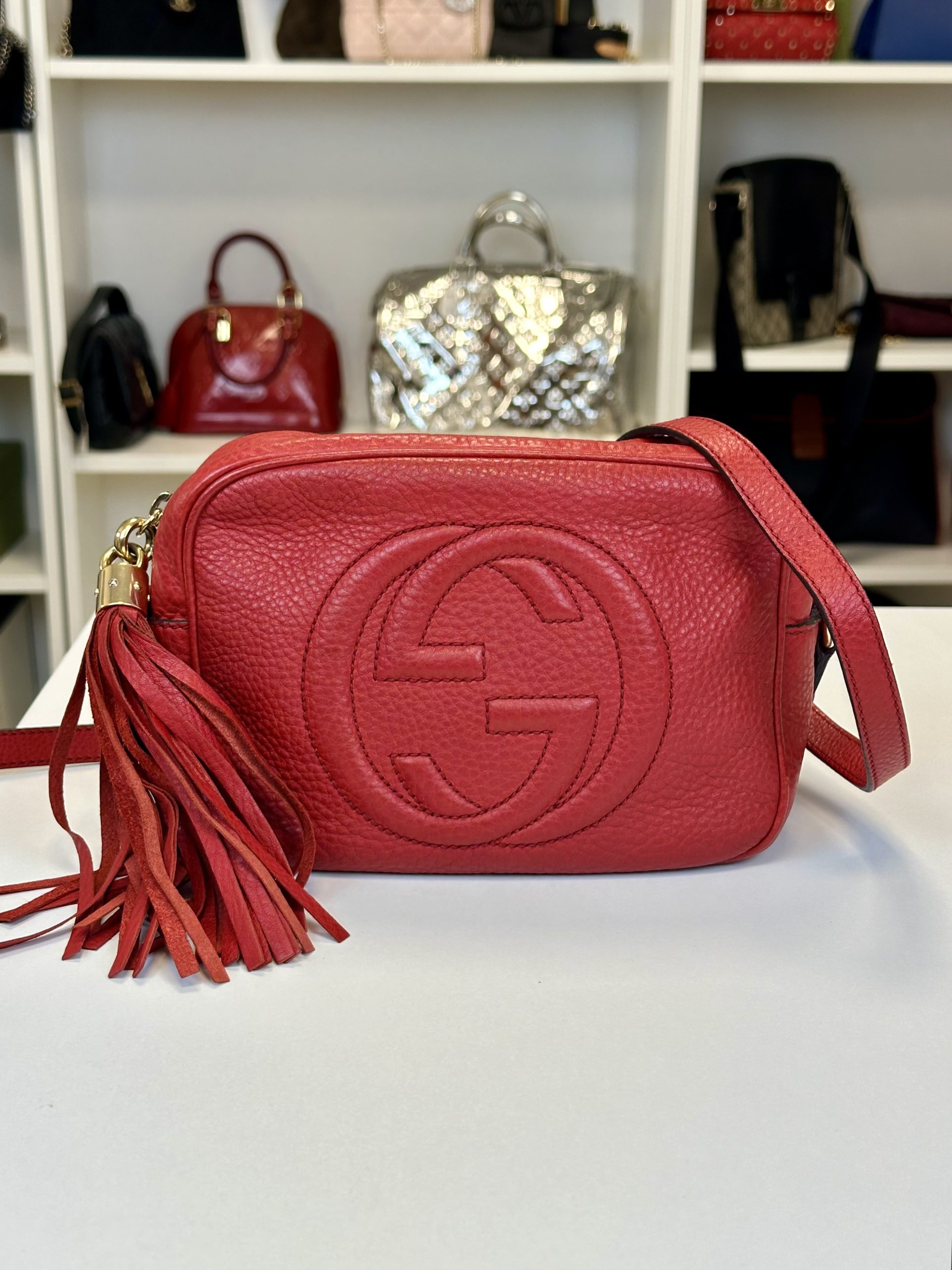Borsa Gucci Soho in Pelle Rossa