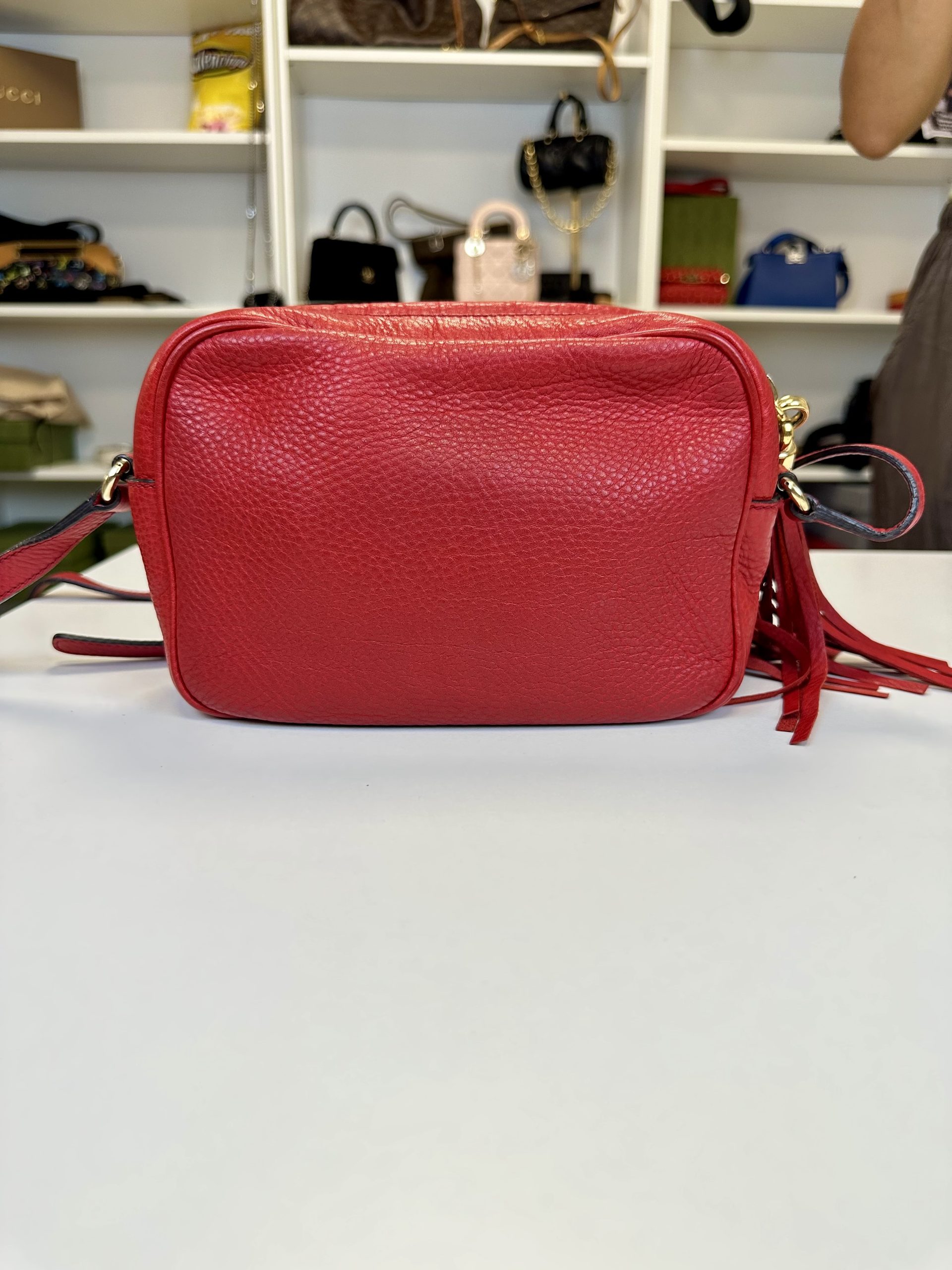 Borsa Gucci Soho in Pelle Rossa - immagine 4