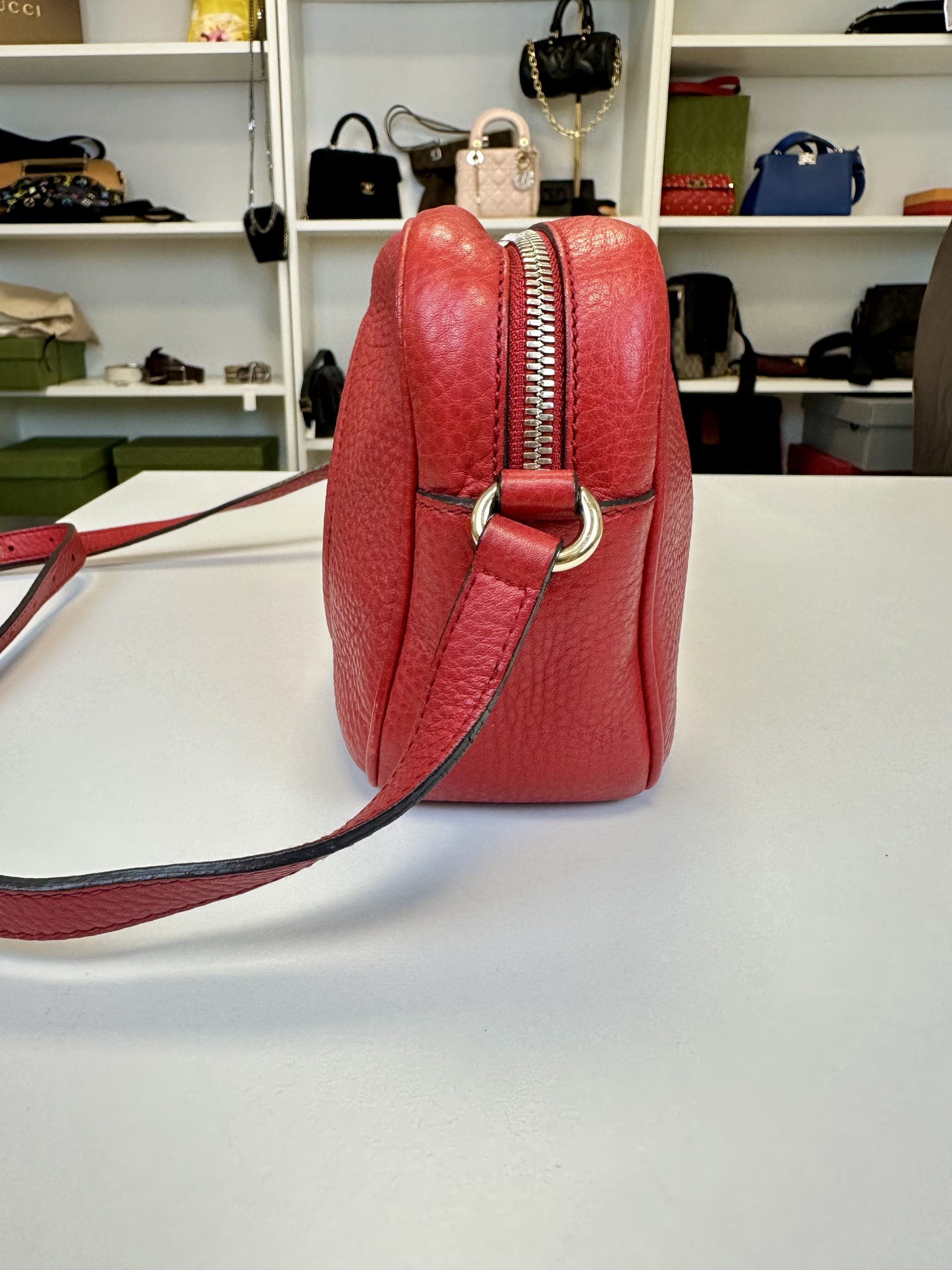 Borsa Gucci Soho in Pelle Rossa - immagine 5