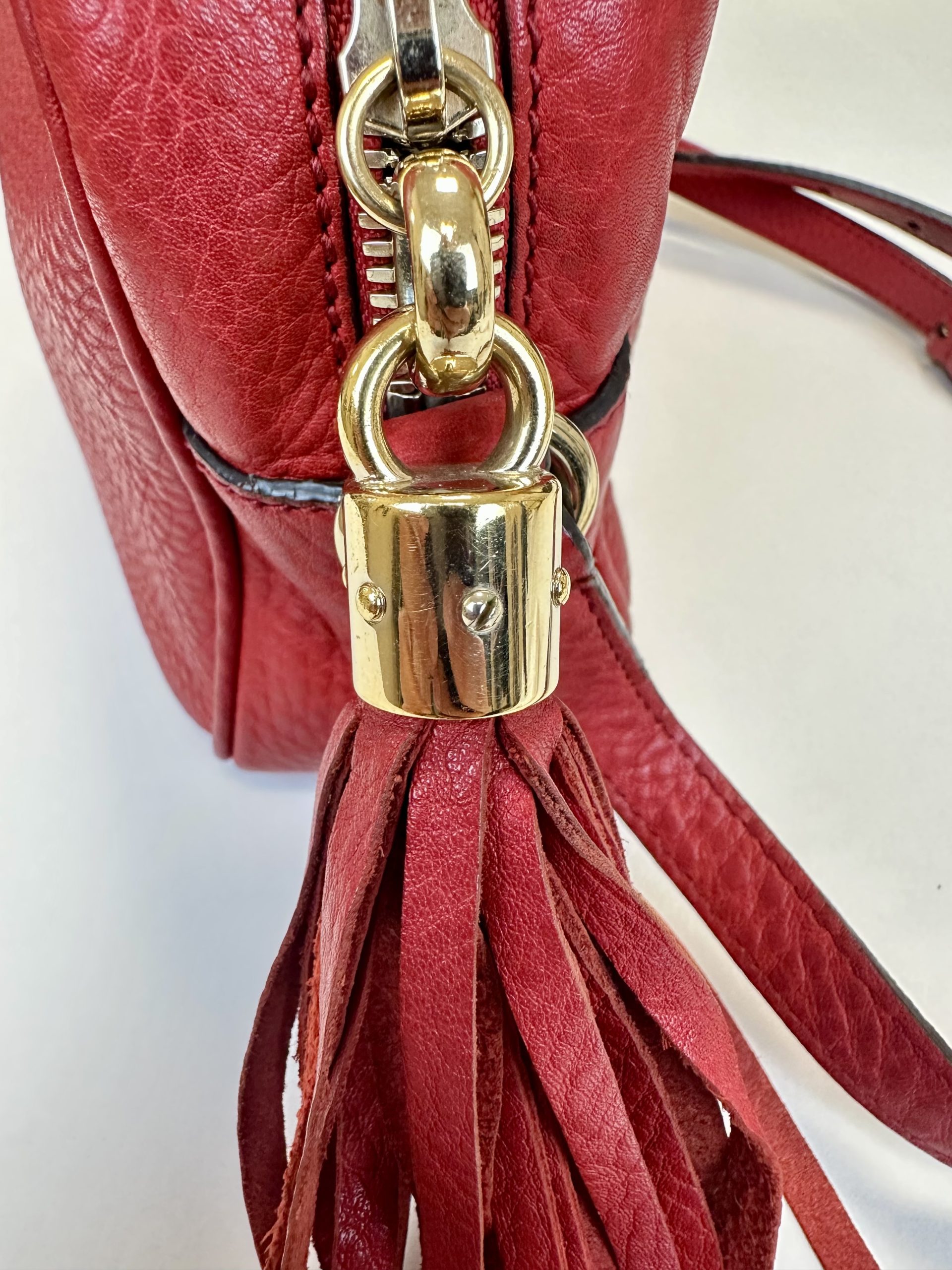 Borsa Gucci Soho in Pelle Rossa - immagine 7
