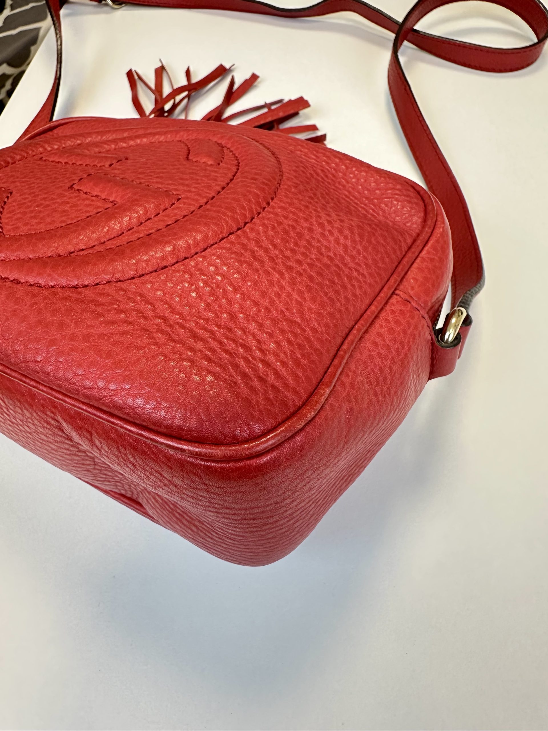 Borsa Gucci Soho in Pelle Rossa - immagine 8