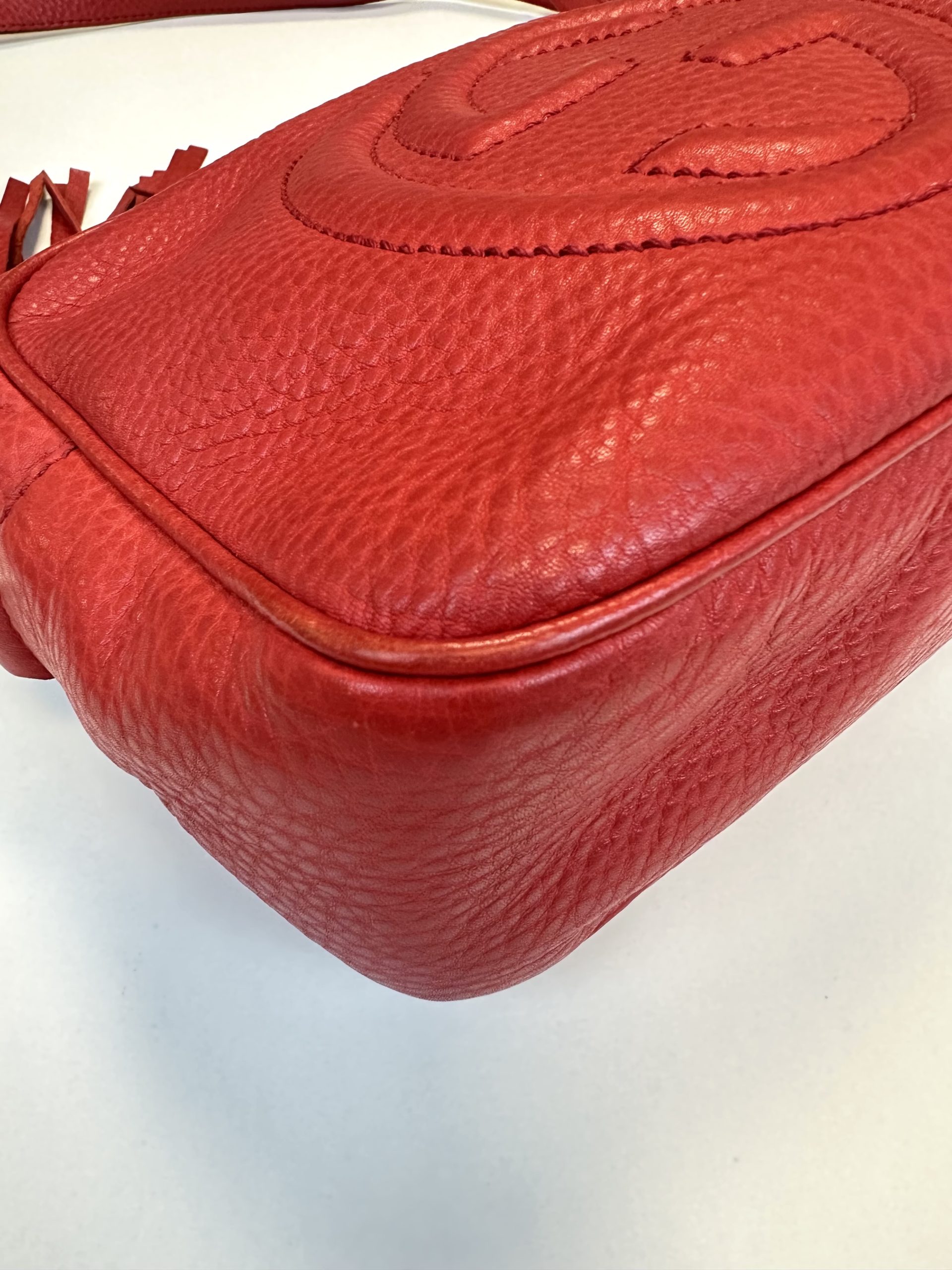 Borsa Gucci Soho in Pelle Rossa - immagine 9