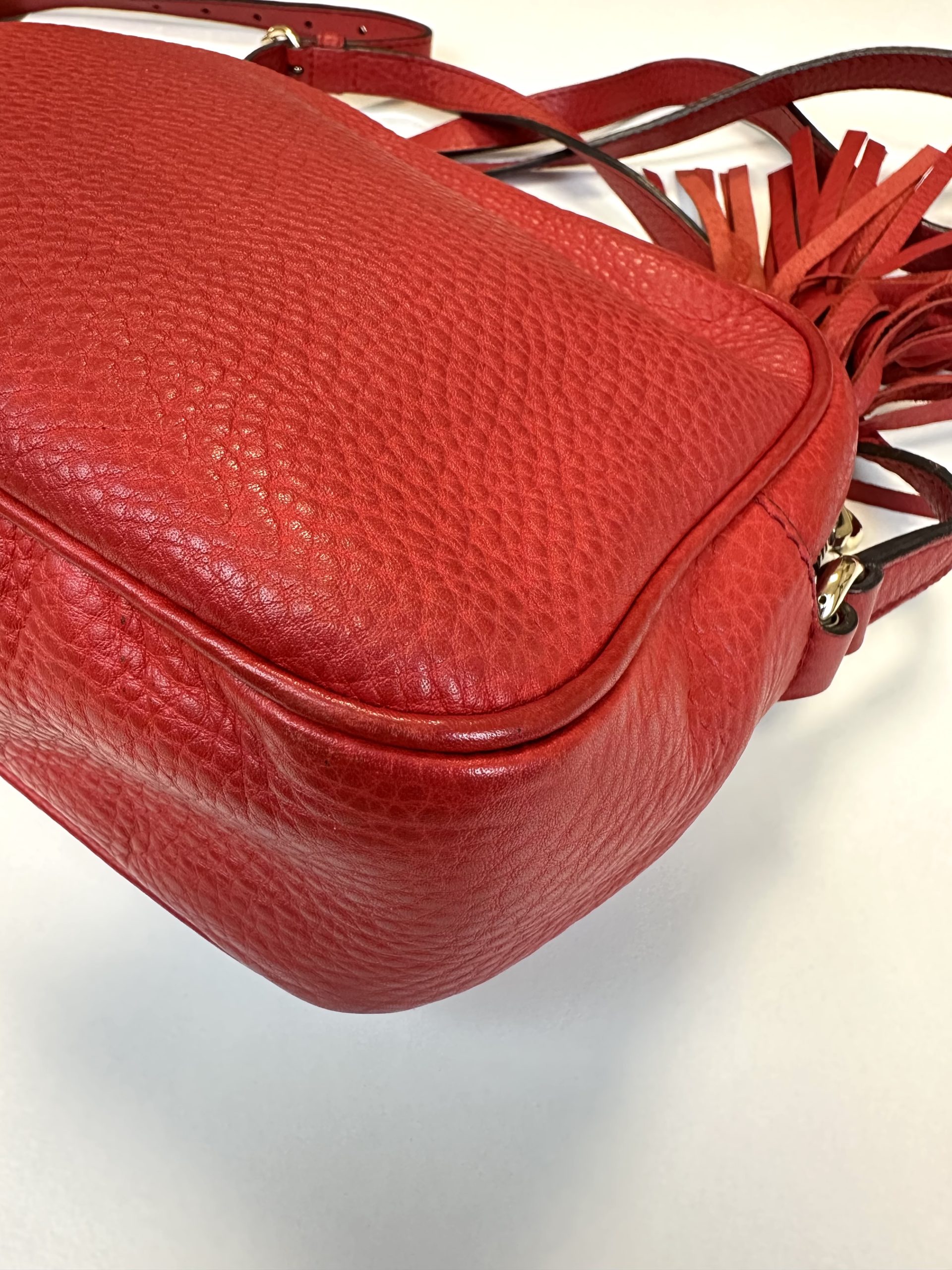 Borsa Gucci Soho in Pelle Rossa - immagine 10