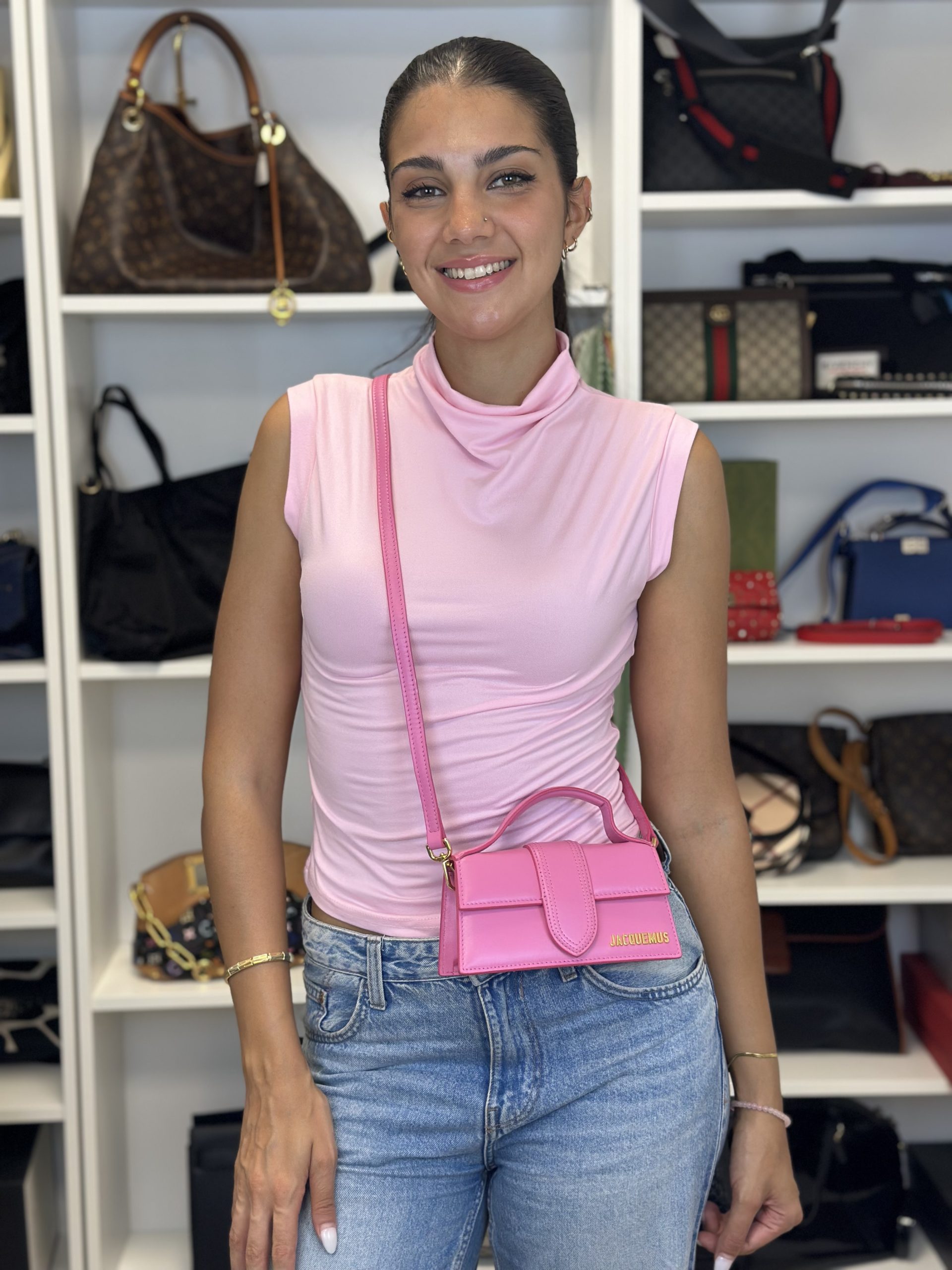 Borsa Jacquemus Bambino Rosa - immagine 2