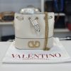 Mini Borsa Valentino a Secchiello VLogo Signature In Nappa color Light Ivory